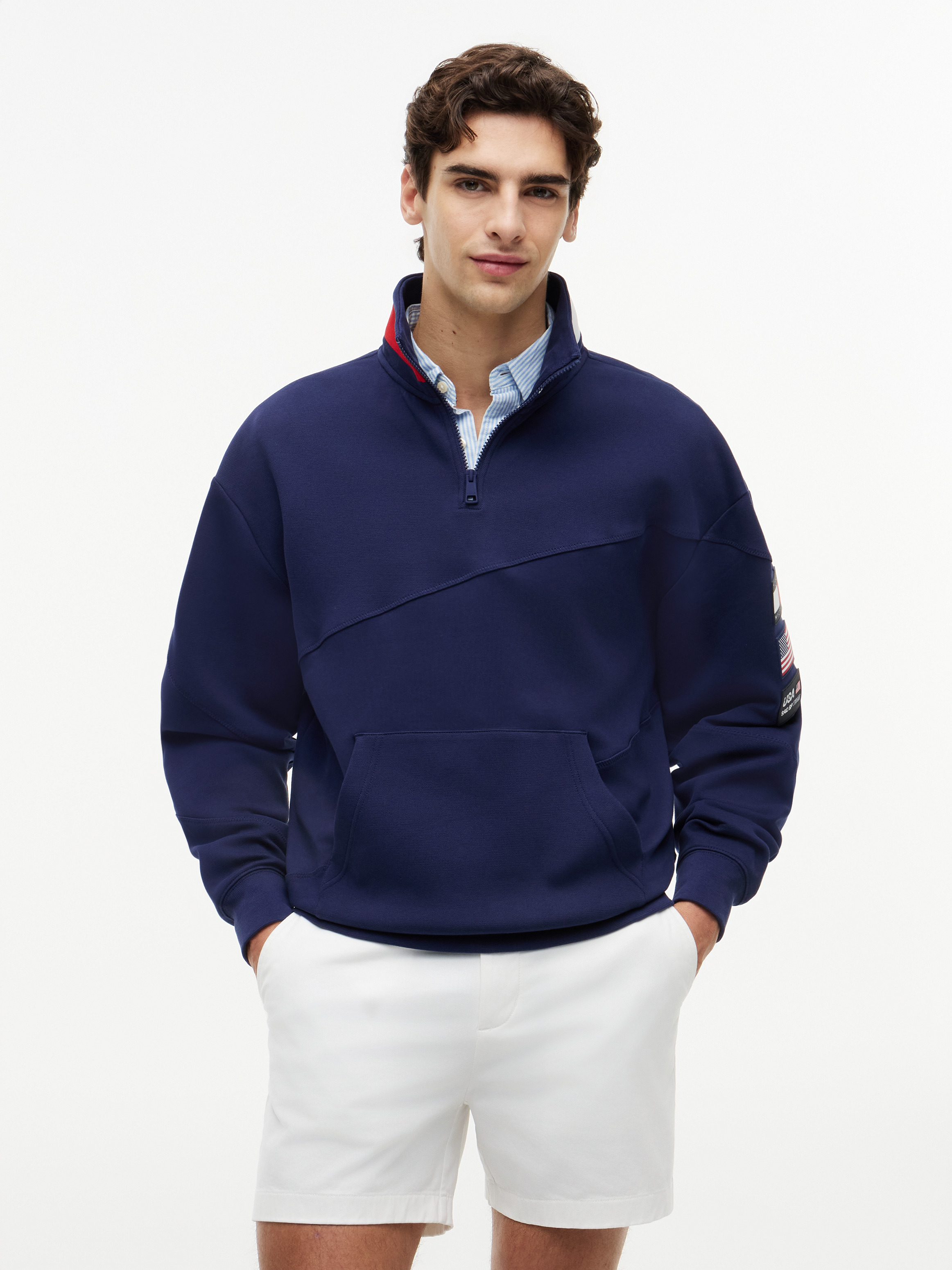 Tommy x US Sail GP Relaxed Half-Zip Jumper