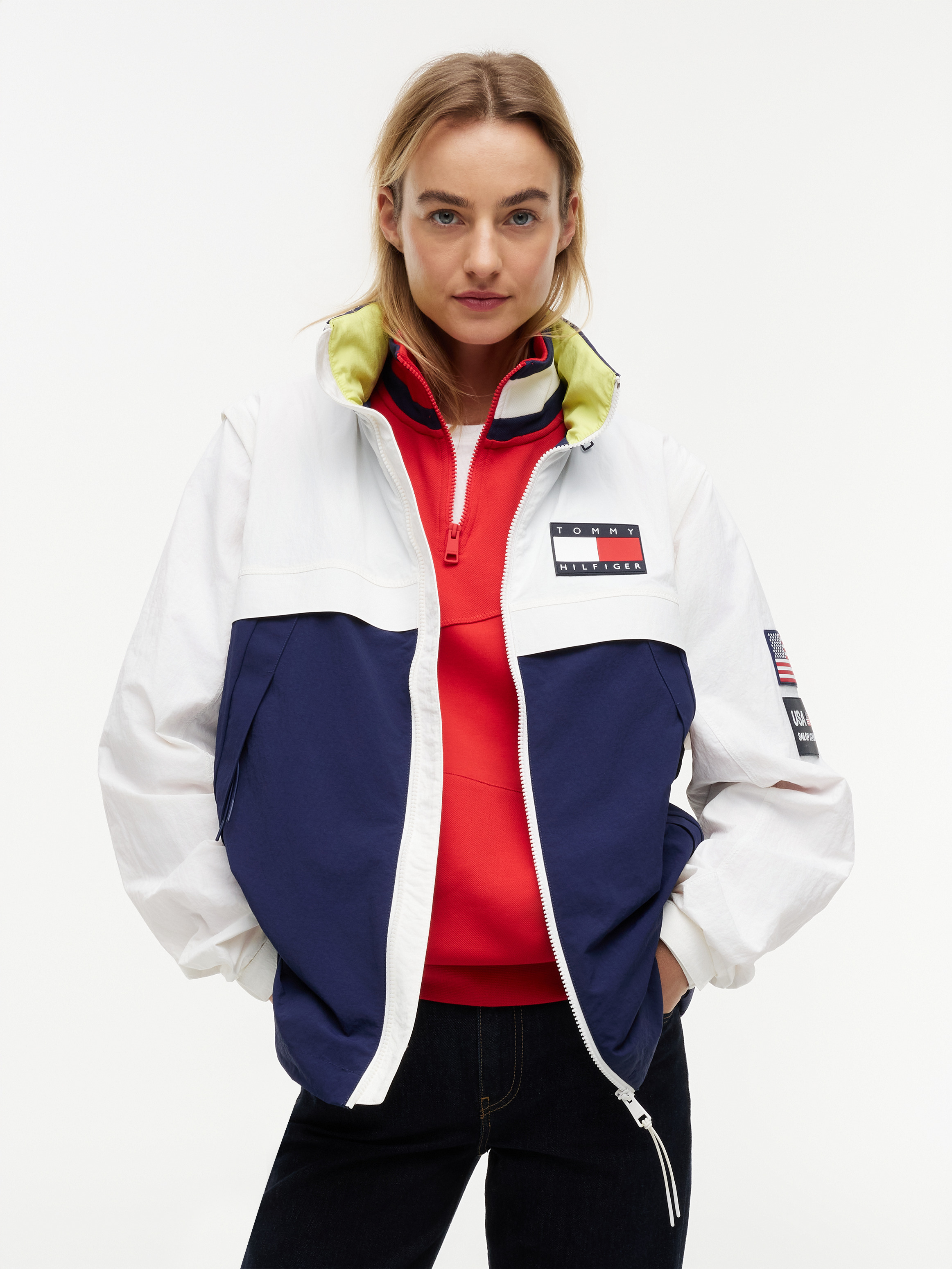 Tommy x US Sail GP Colour-Blocked Regatta Jacket | Jackets | Tommy