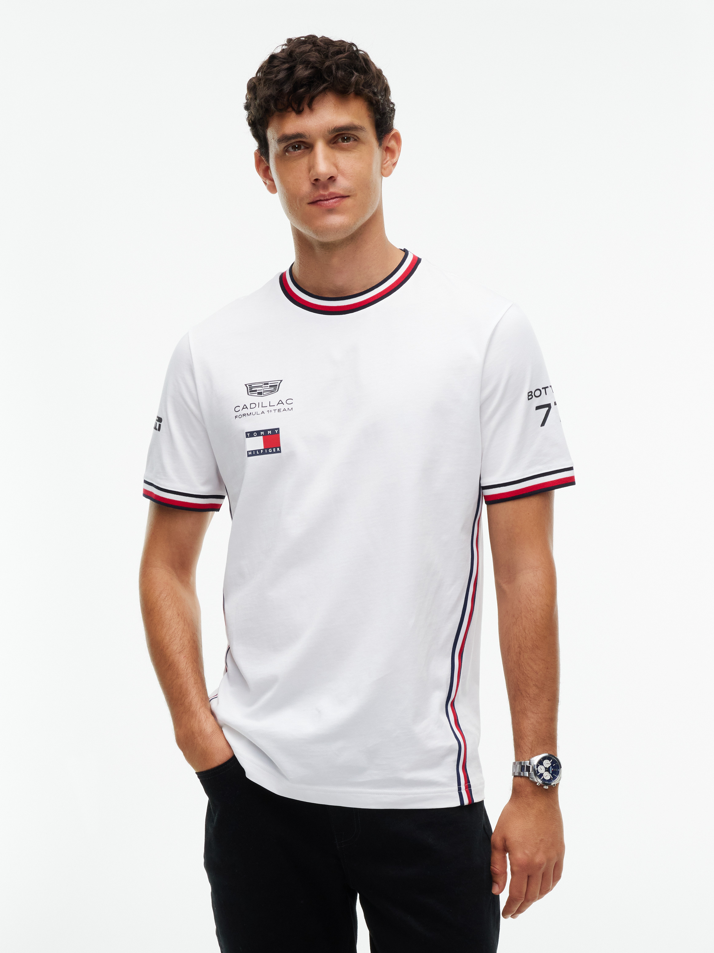 TH x Cadillac Formula 1 Team Replica Driver 77 T-Shirt
