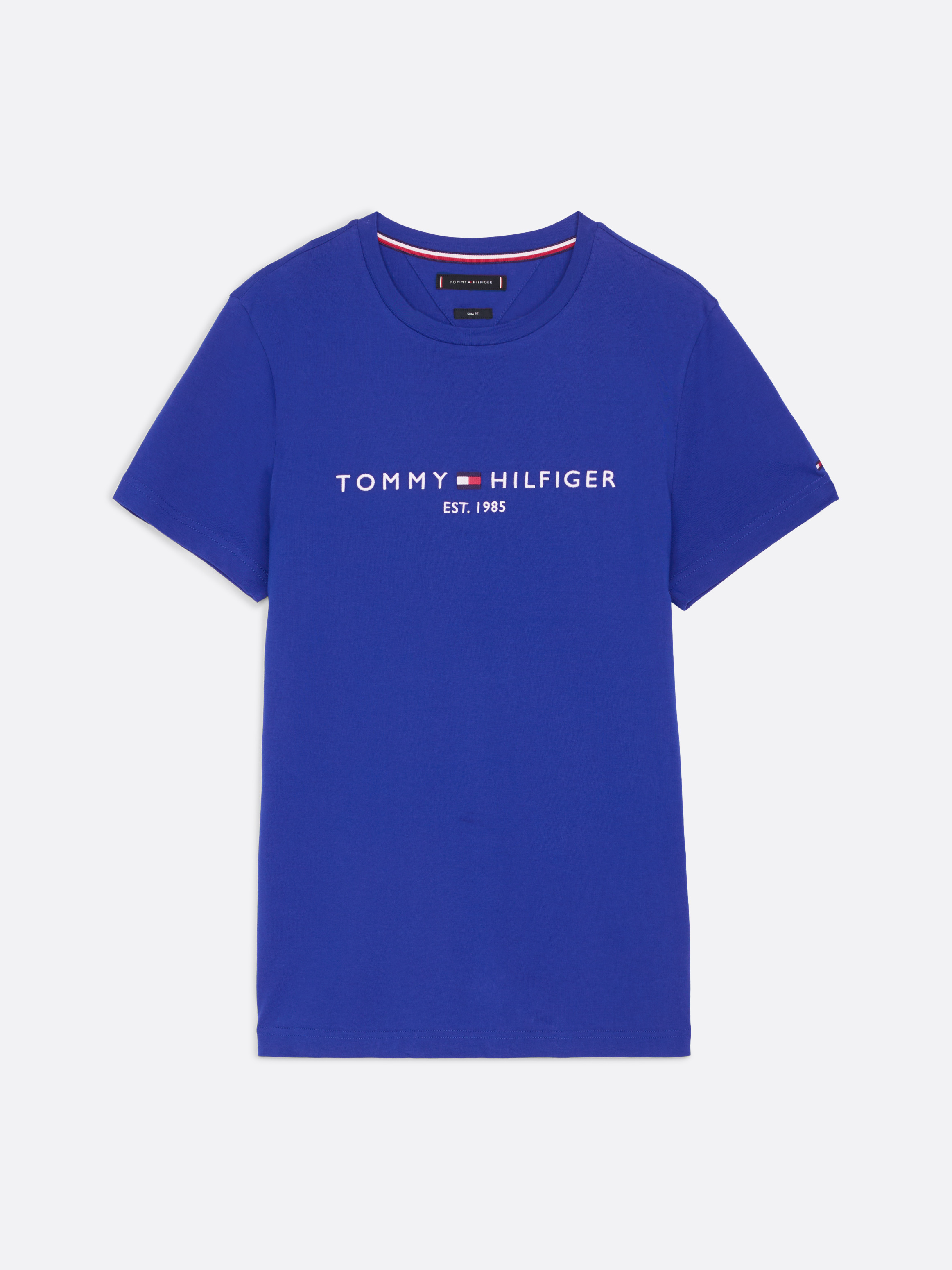 Logo Embroidery Slim T-Shirt | T-Shirts | Tommy Hilfiger