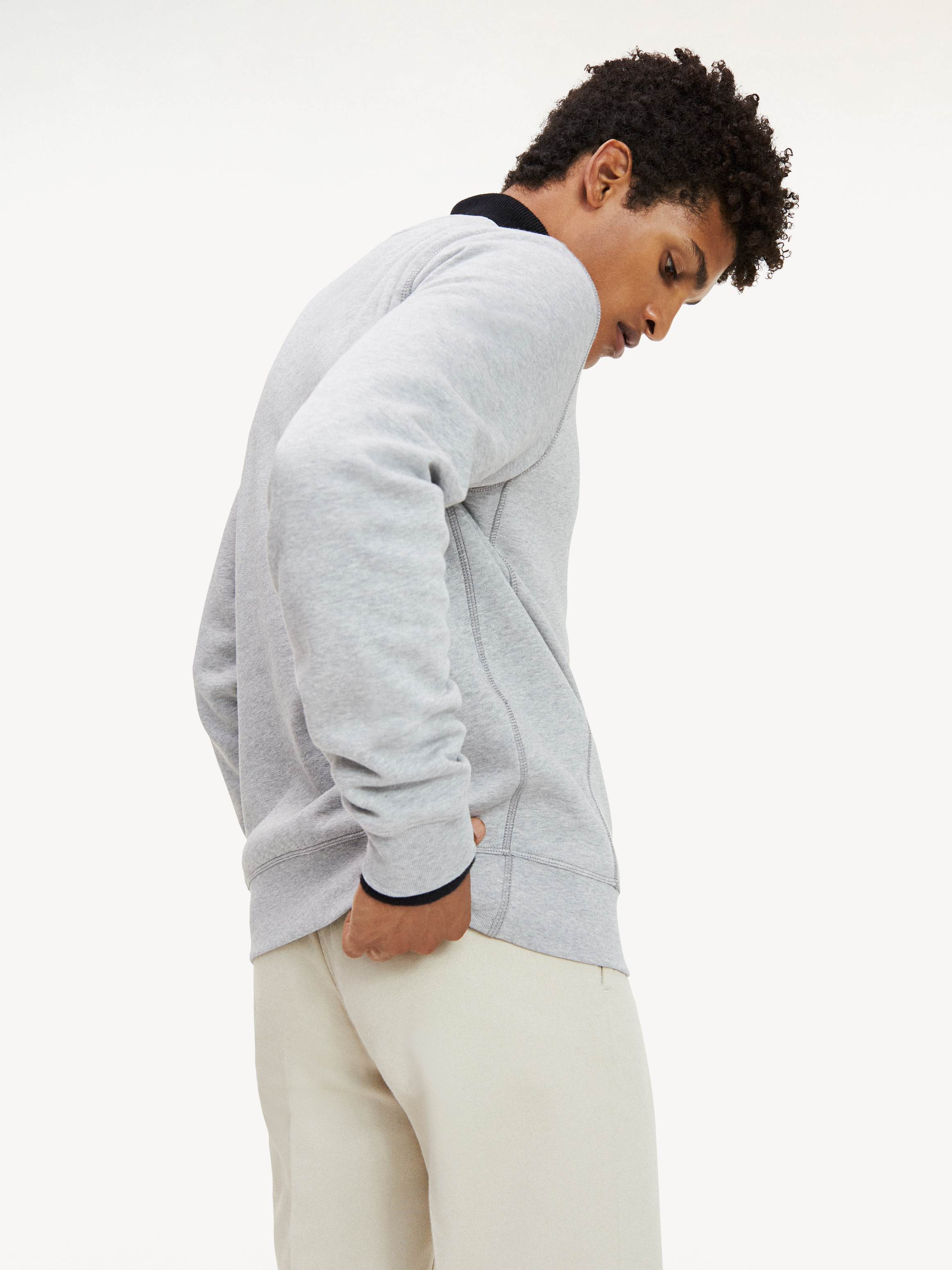 Tommy icons shield embroidery sweatshirt sale