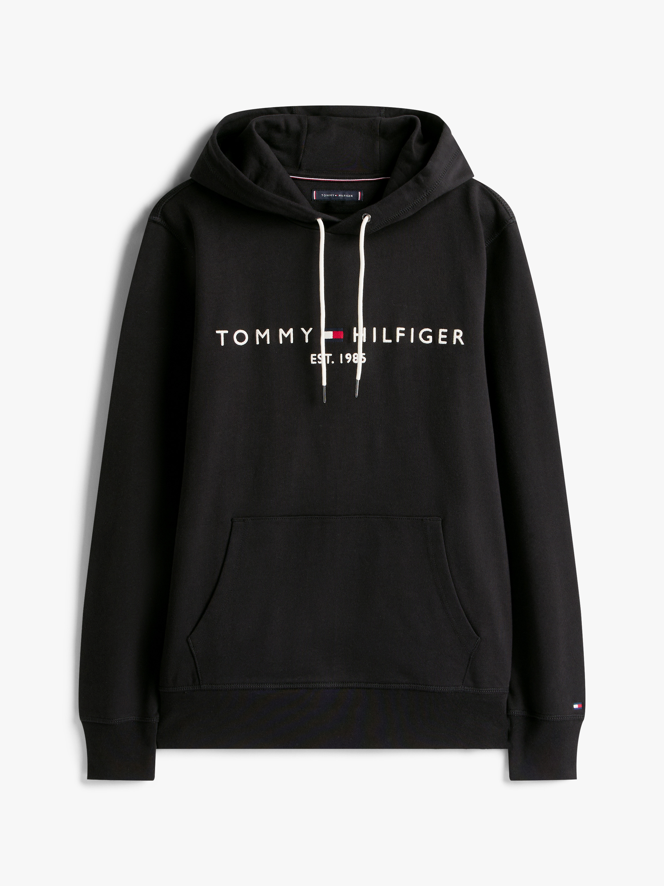 Hoodie Black Tommy Hilfiger Sweat Pullover Tommy Logo Hoodie