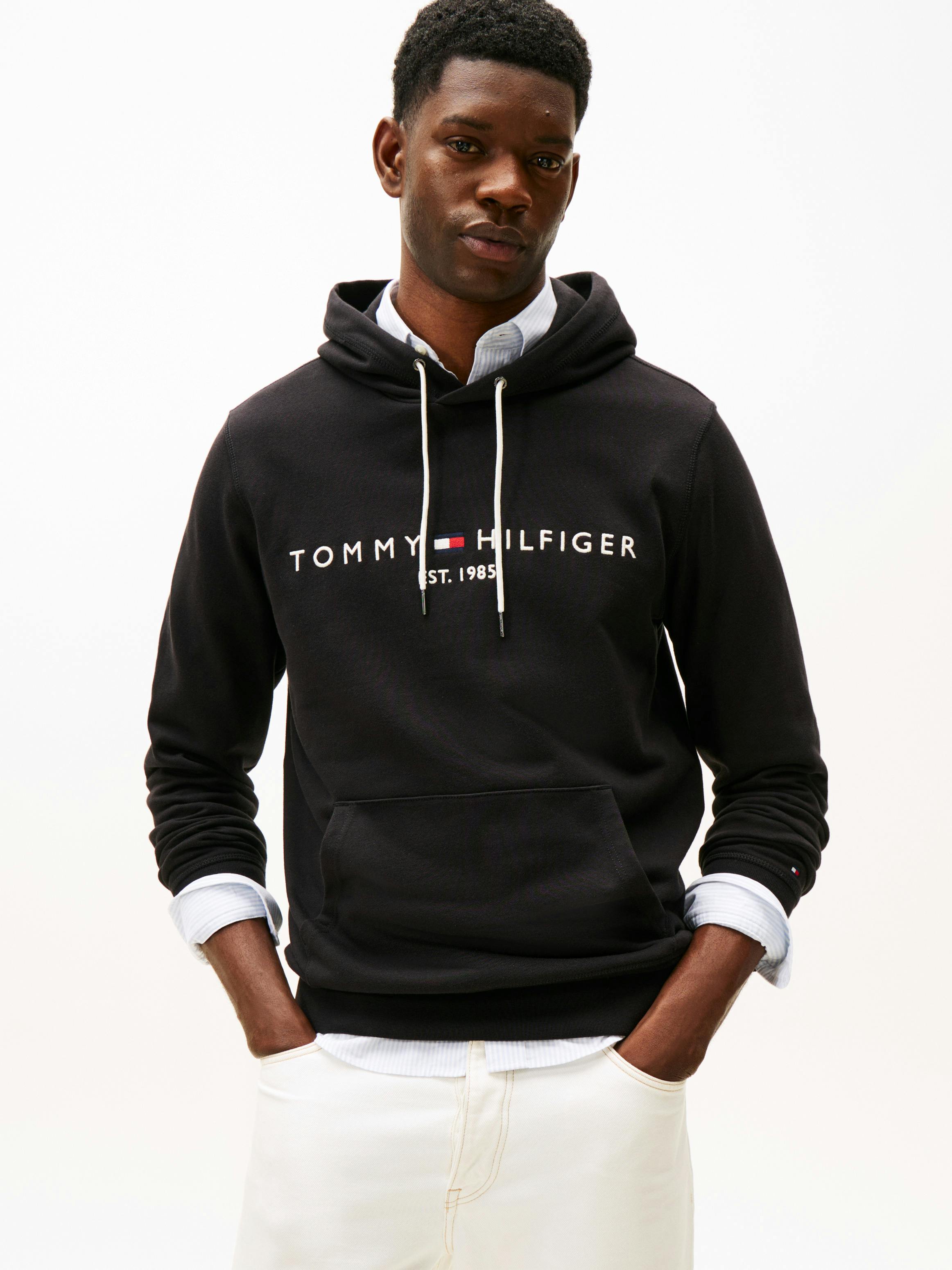 Tommy Logo Hoodie Sweatshirts Hoodies Tommy Hilfiger