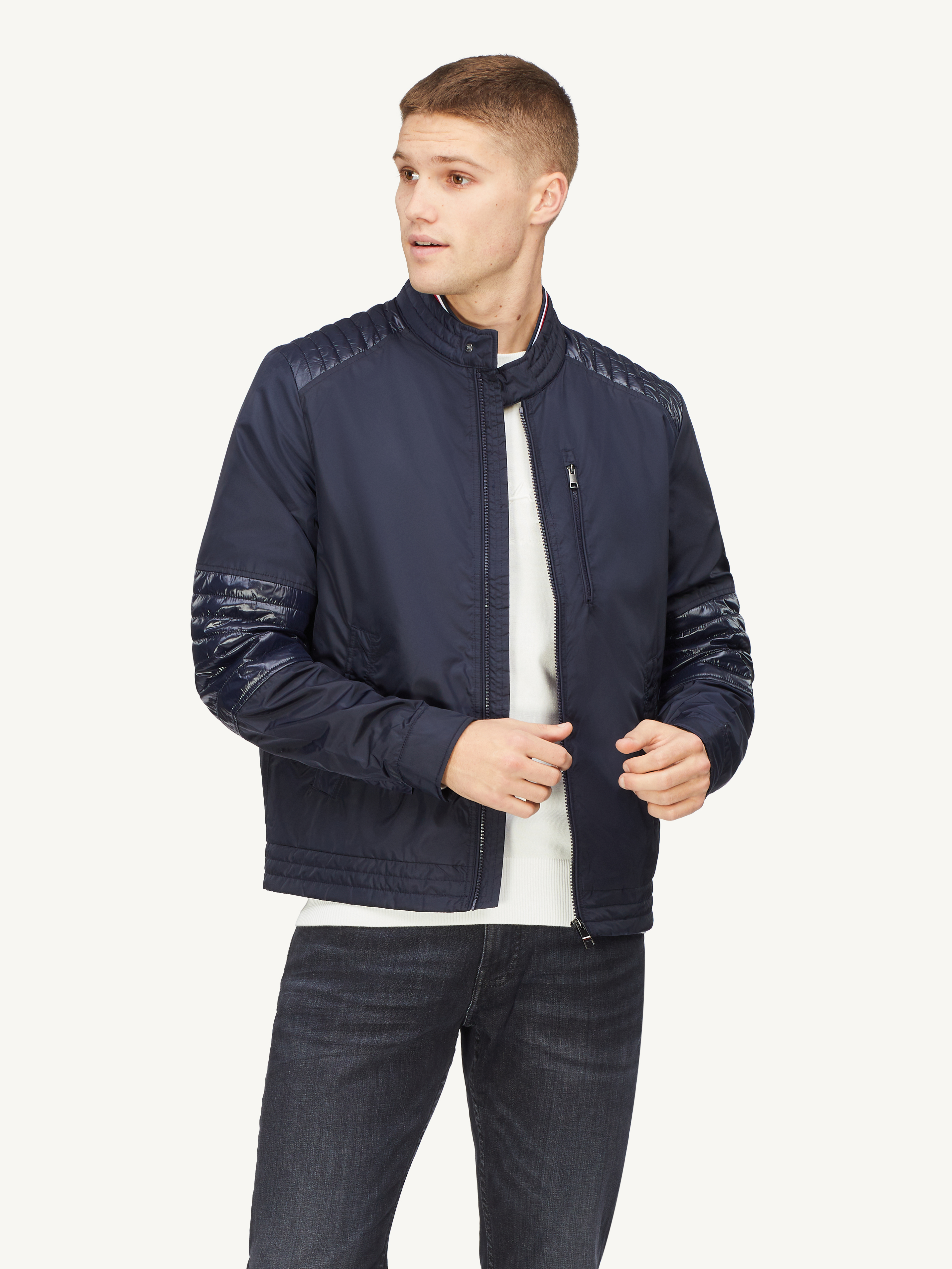 Quilted Racer Jacket Coats & Jackets Tommy Hilfiger