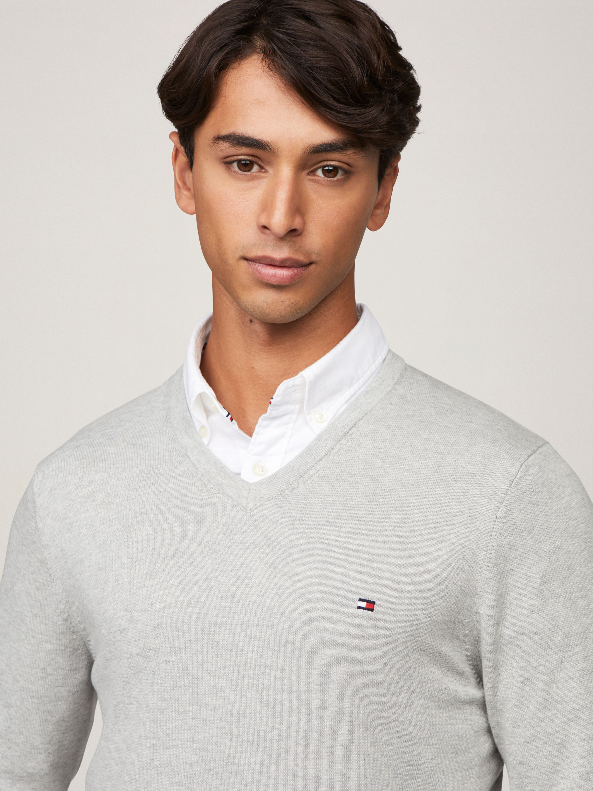Signature V Neck Sweater | Knitwear | Tommy Hilfiger Signature V Neck Sweater | Knitwear | Tommy Hilfiger