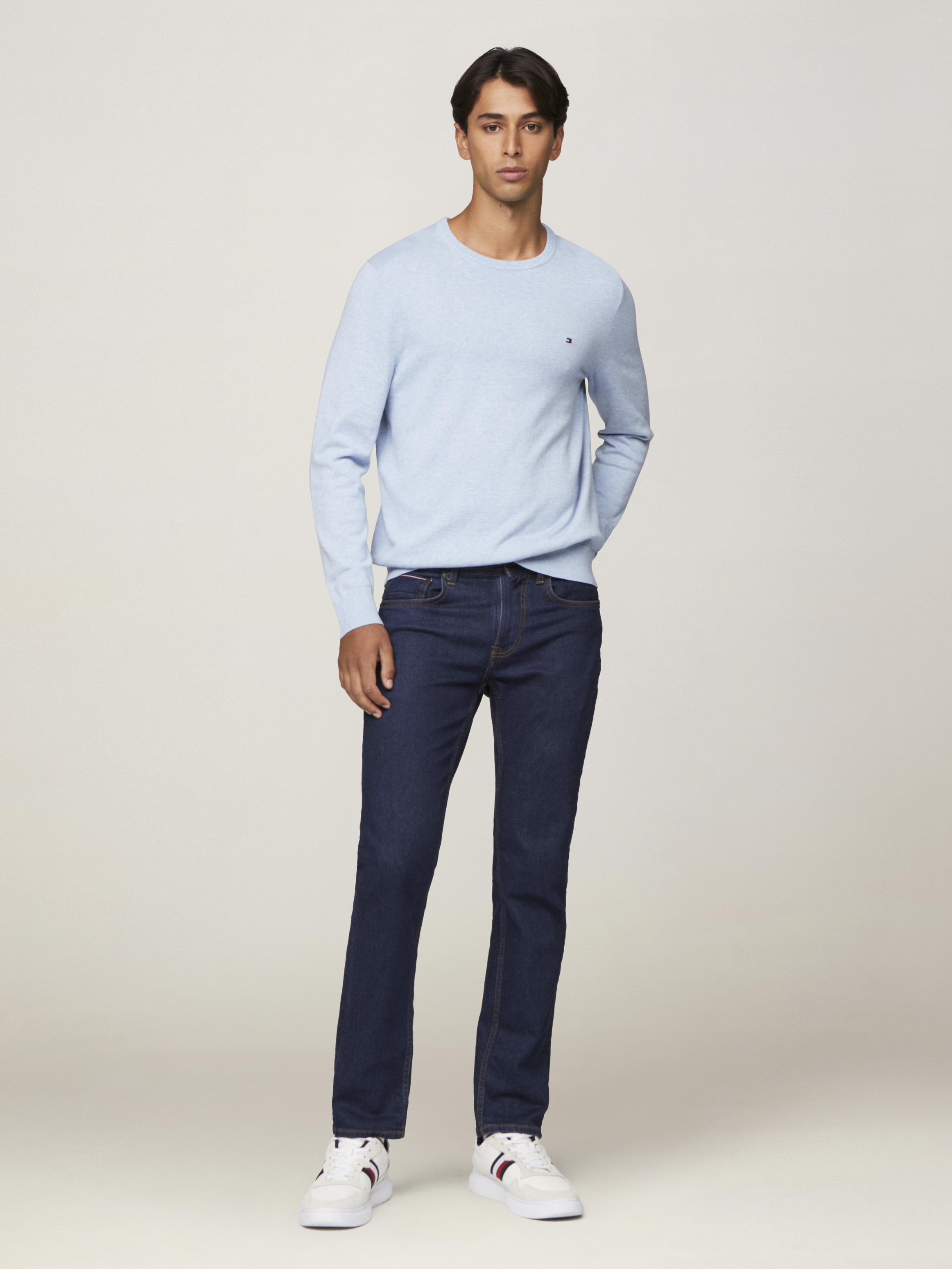 Signature Crew Neck Sweater | Knitwear | Tommy Hilfiger