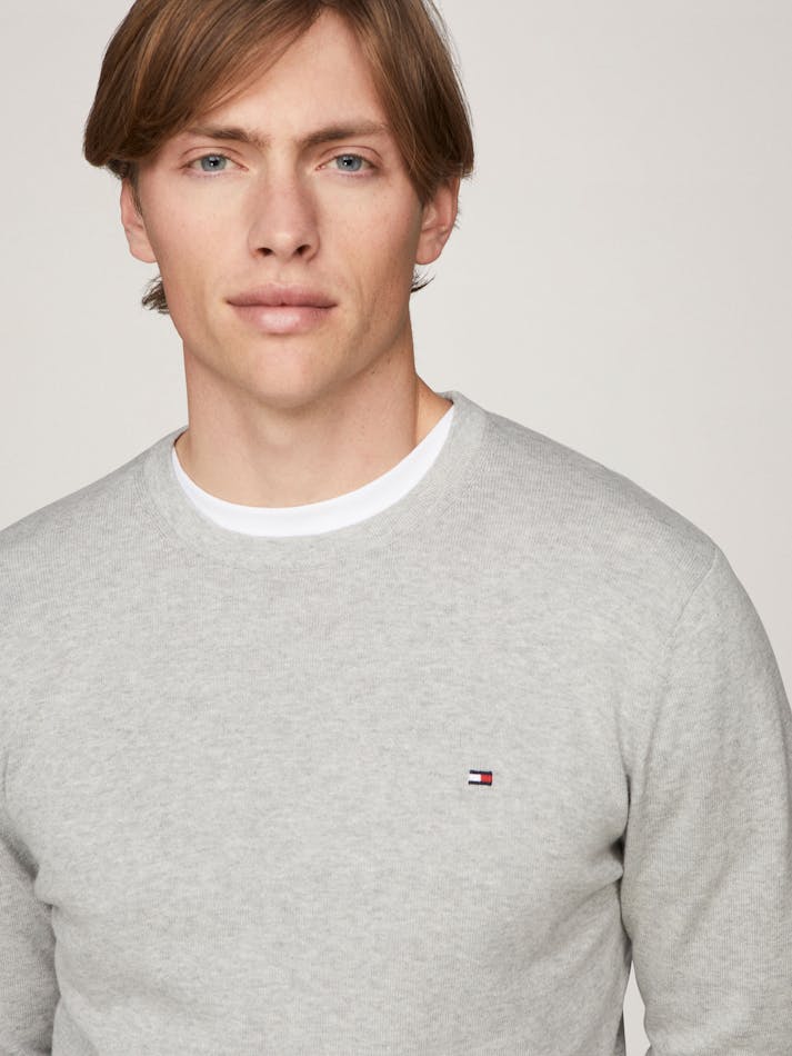 Signature Crew Neck Sweater Knitwear Tommy Hilfiger