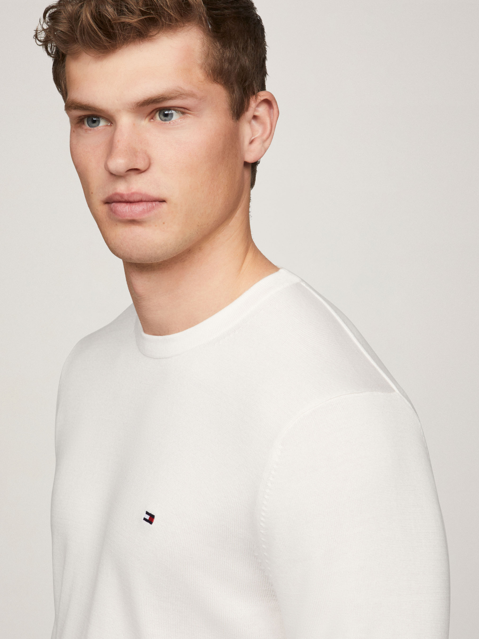 Signature Crew Neck Sweater | Knitwear | Tommy Hilfiger Signature Crew Neck Sweater | Knitwear | Tommy Hilfiger