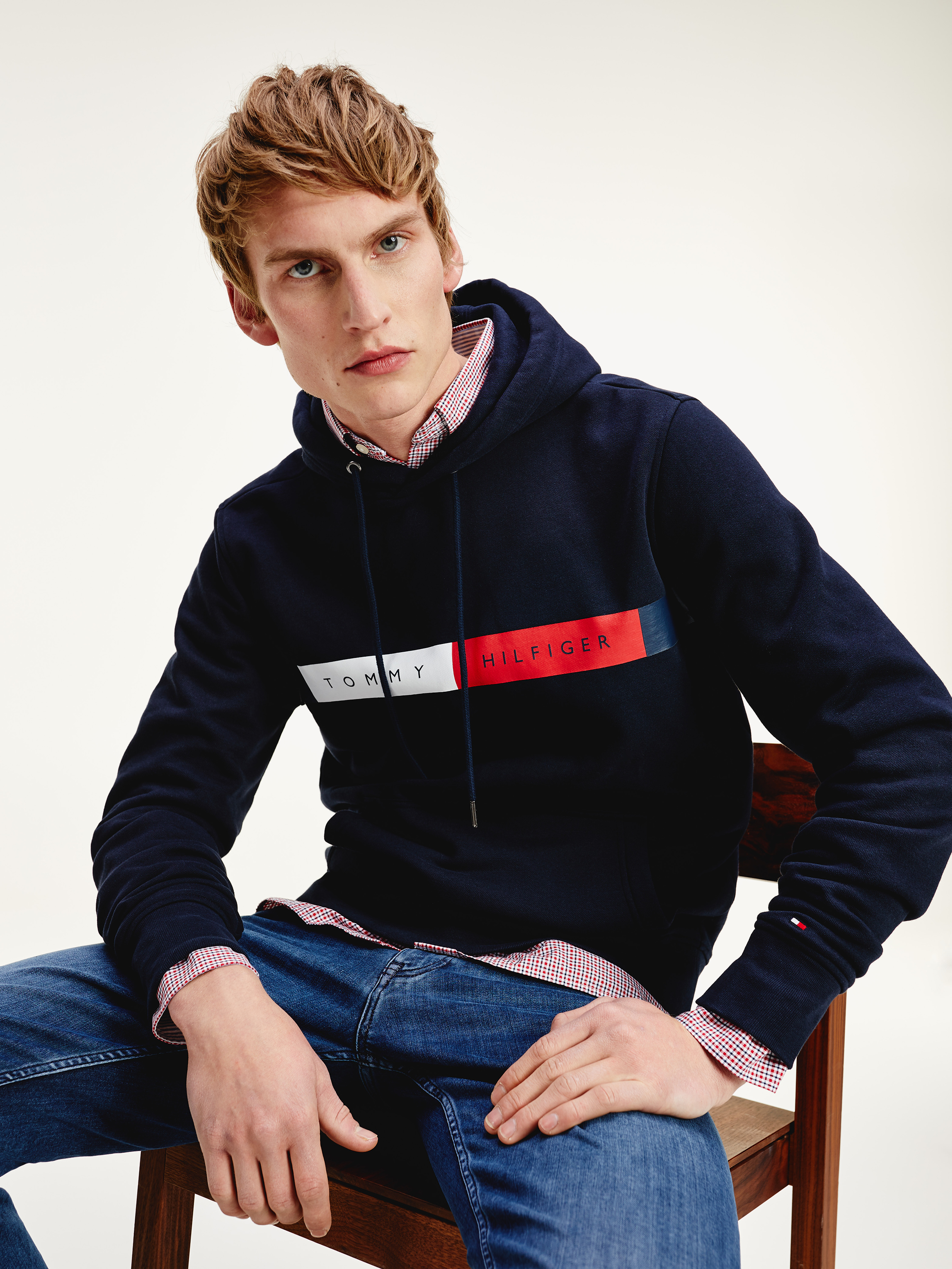 Tommy hilfiger hot sale fuzzy hoodie