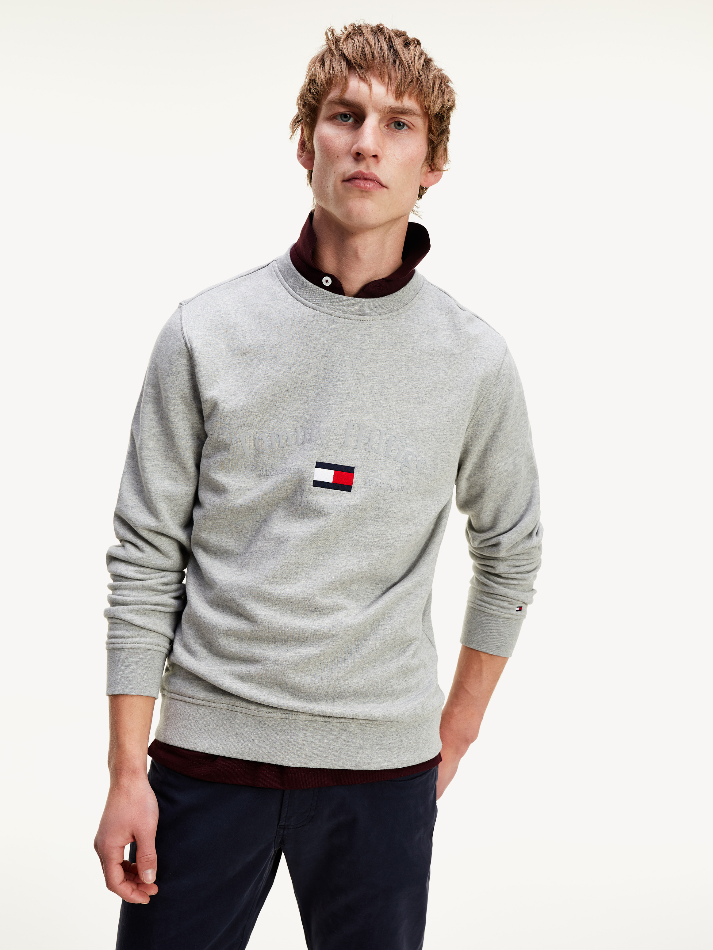 tommy sport cropped hoodie