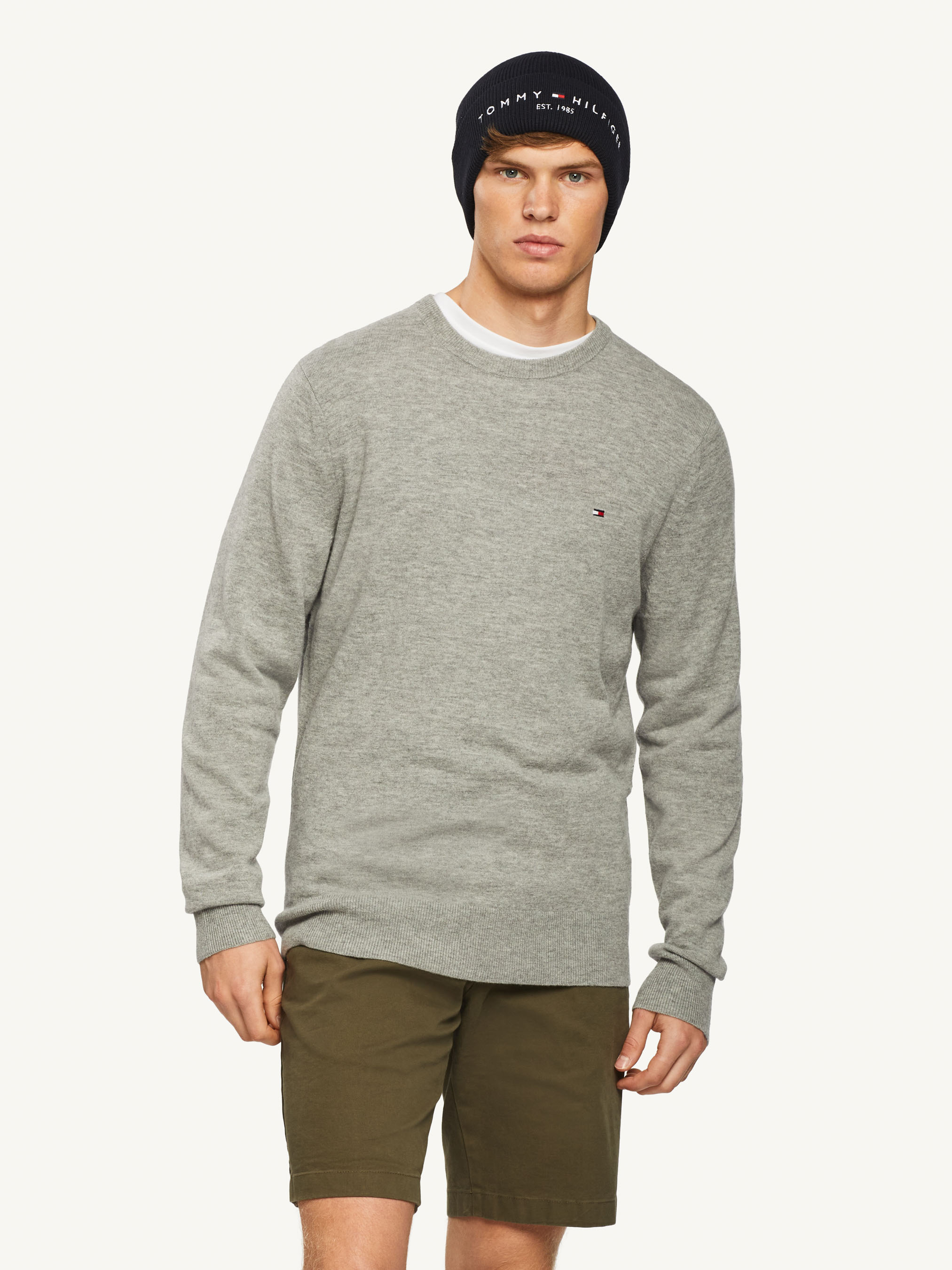 tommy hilfiger merino wool pullover