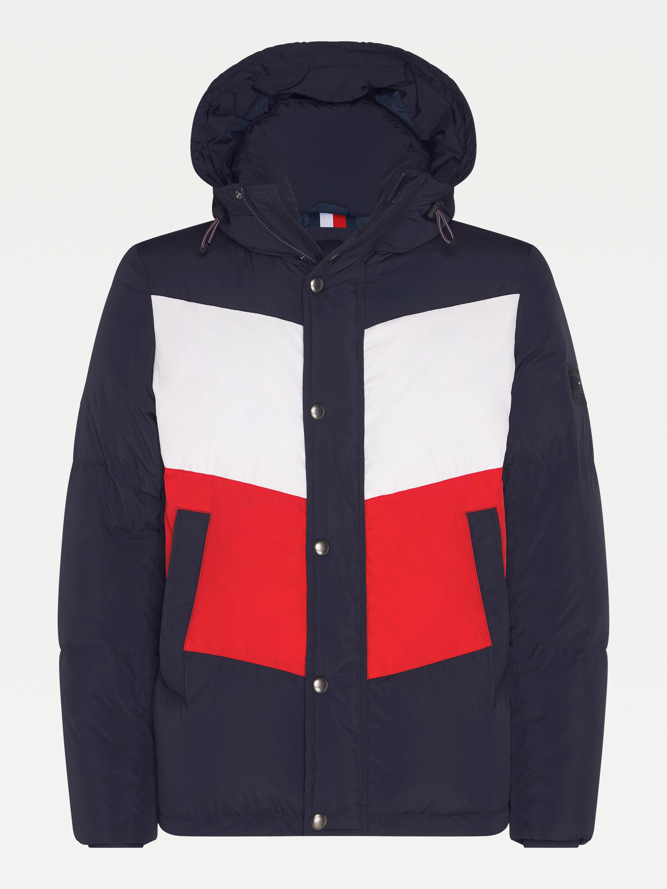 Chevron Colour Blocked Jacket Jackets Tommy Hilfiger