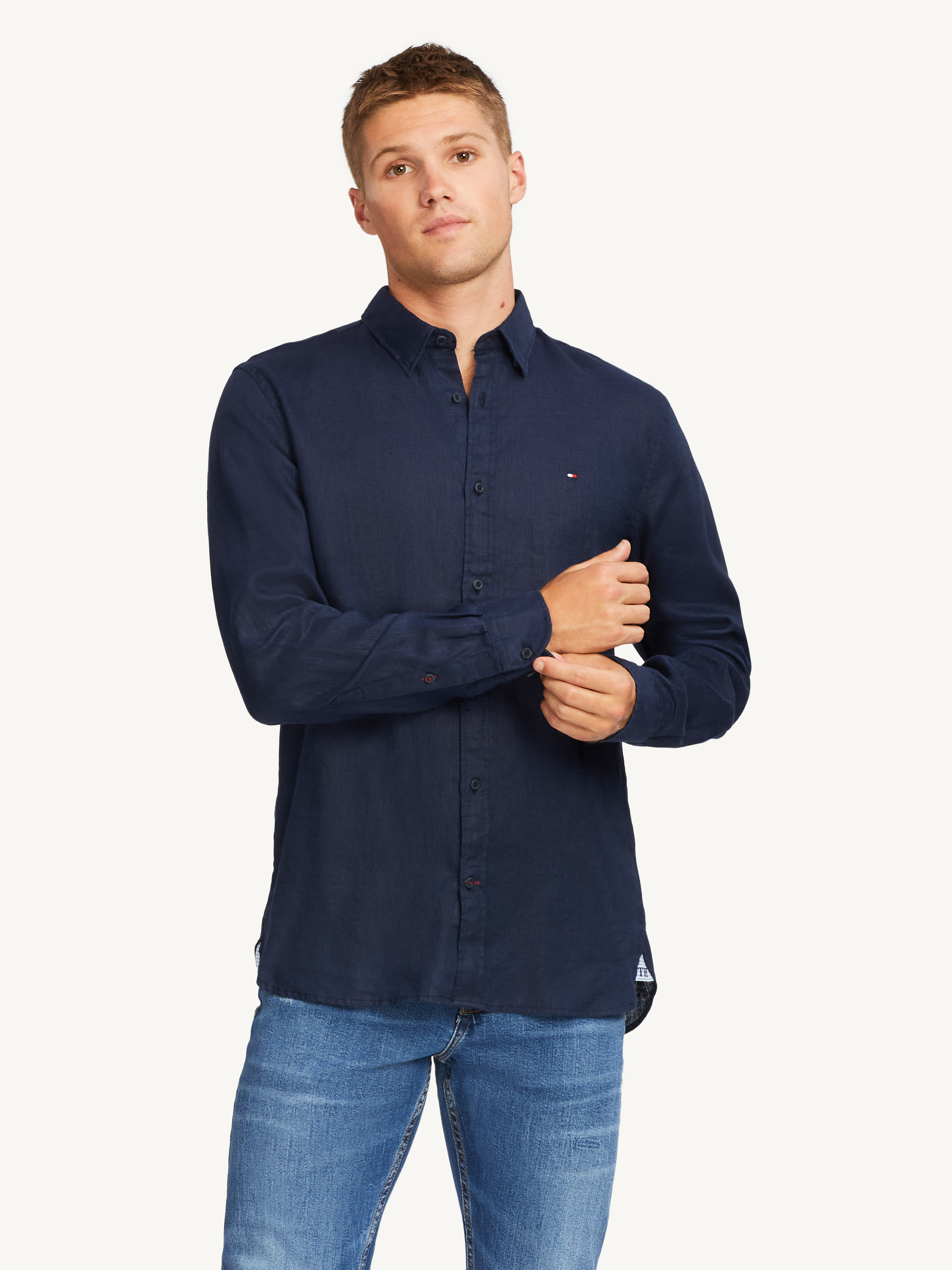 Premium Linen Shirt Shirts Tommy Hilfiger