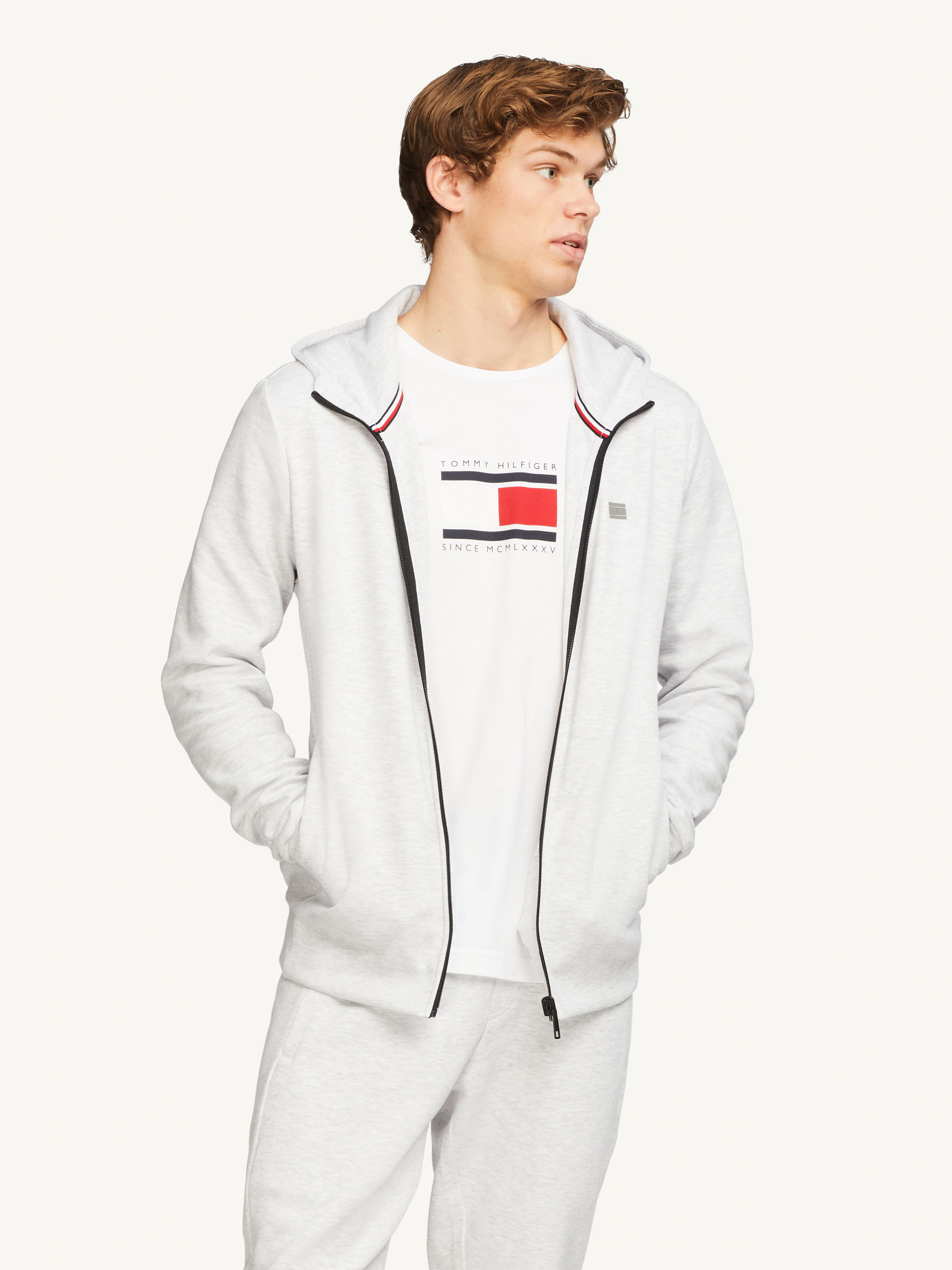 tommy hilfiger essential flag hoodie