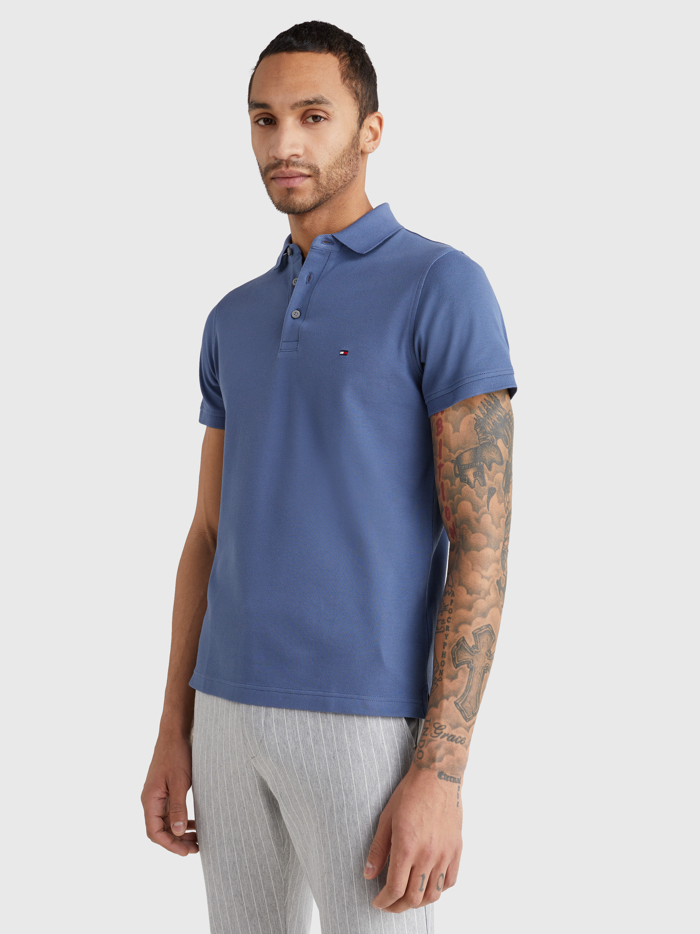 slim fit tommy polo