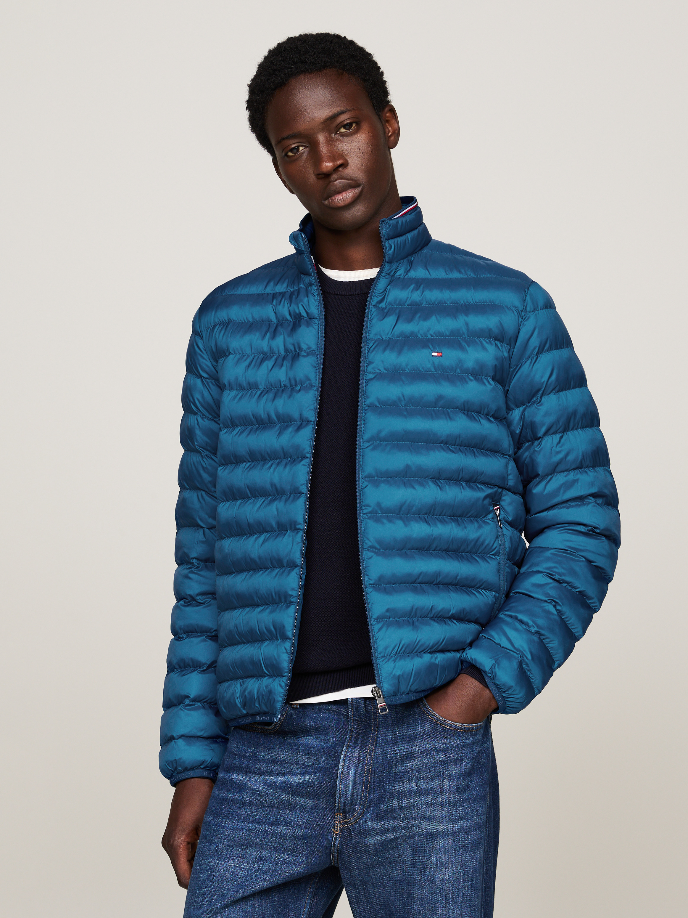  JEANS THE ALASKA PUFFER M ライトブルー TOMMY JEANS THE ALASKA PUFFER M ライトブルー