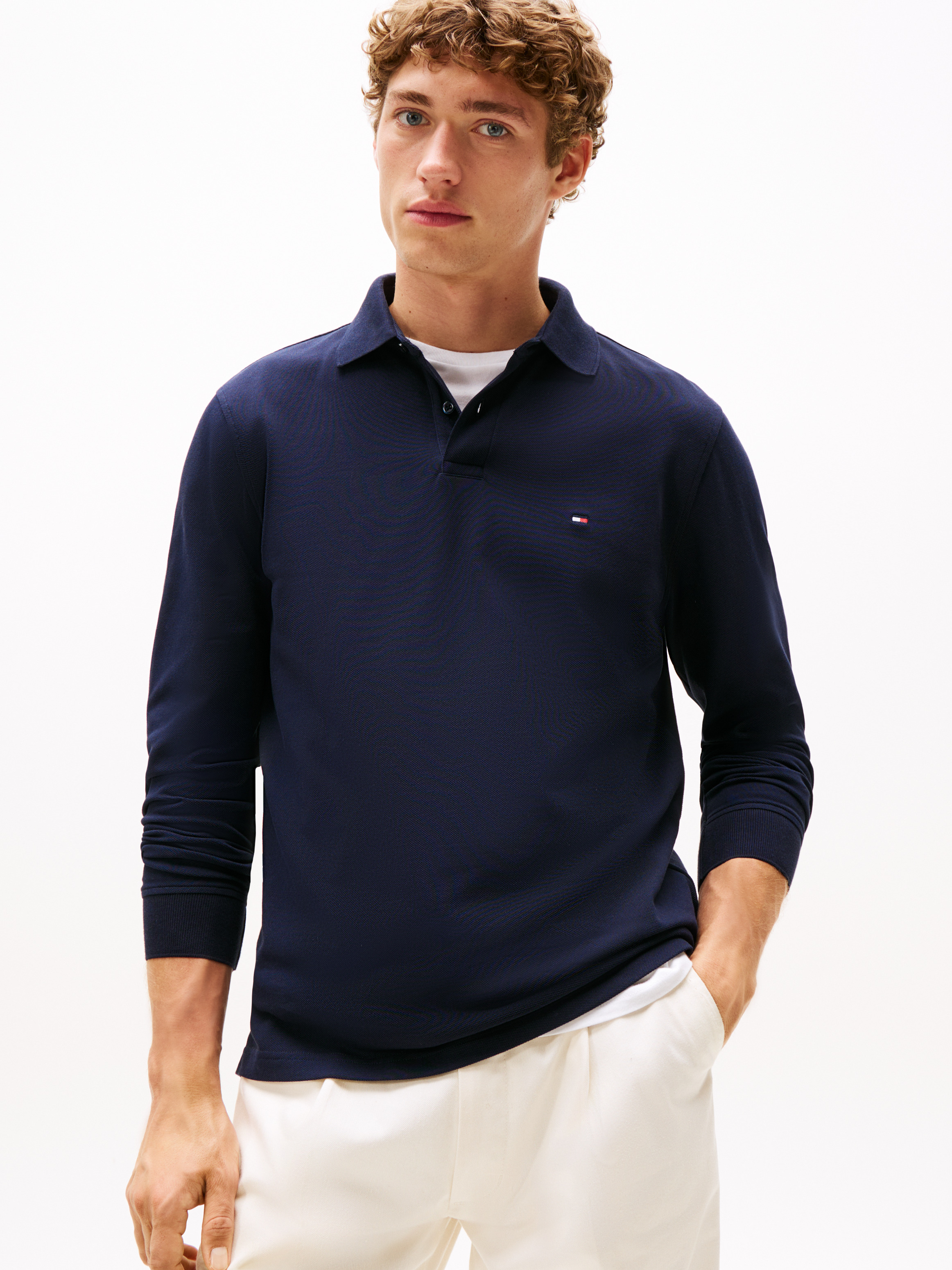 ★★ ★★ 1985 long sleeve polo T12E6TKT01CMT2P 1985 Regular Long Sleeve Polo | T-Shirts & Polos | Tommy