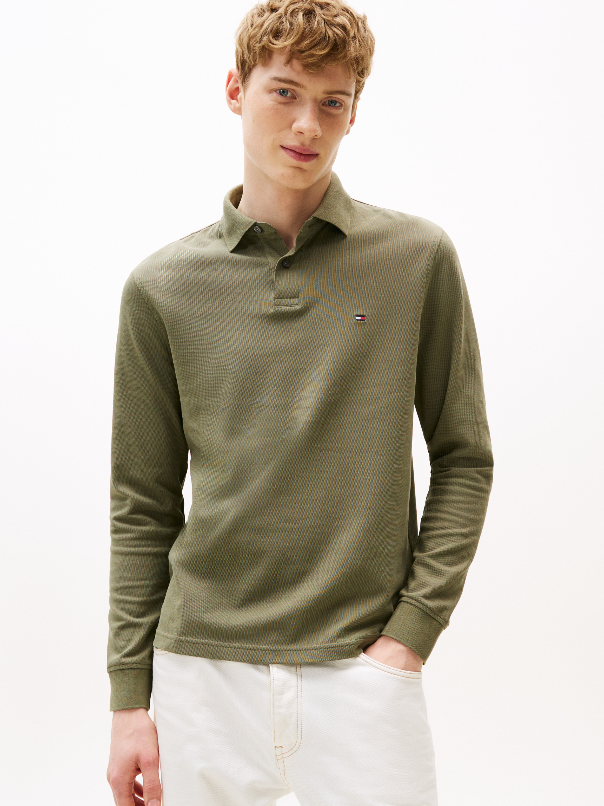 ★★ ★★ 1985 long sleeve polo T12E6TKT01CMT2P Tommy Hilfiger | 1985 Long Sleeve Polo Shirt | Long Sleeve