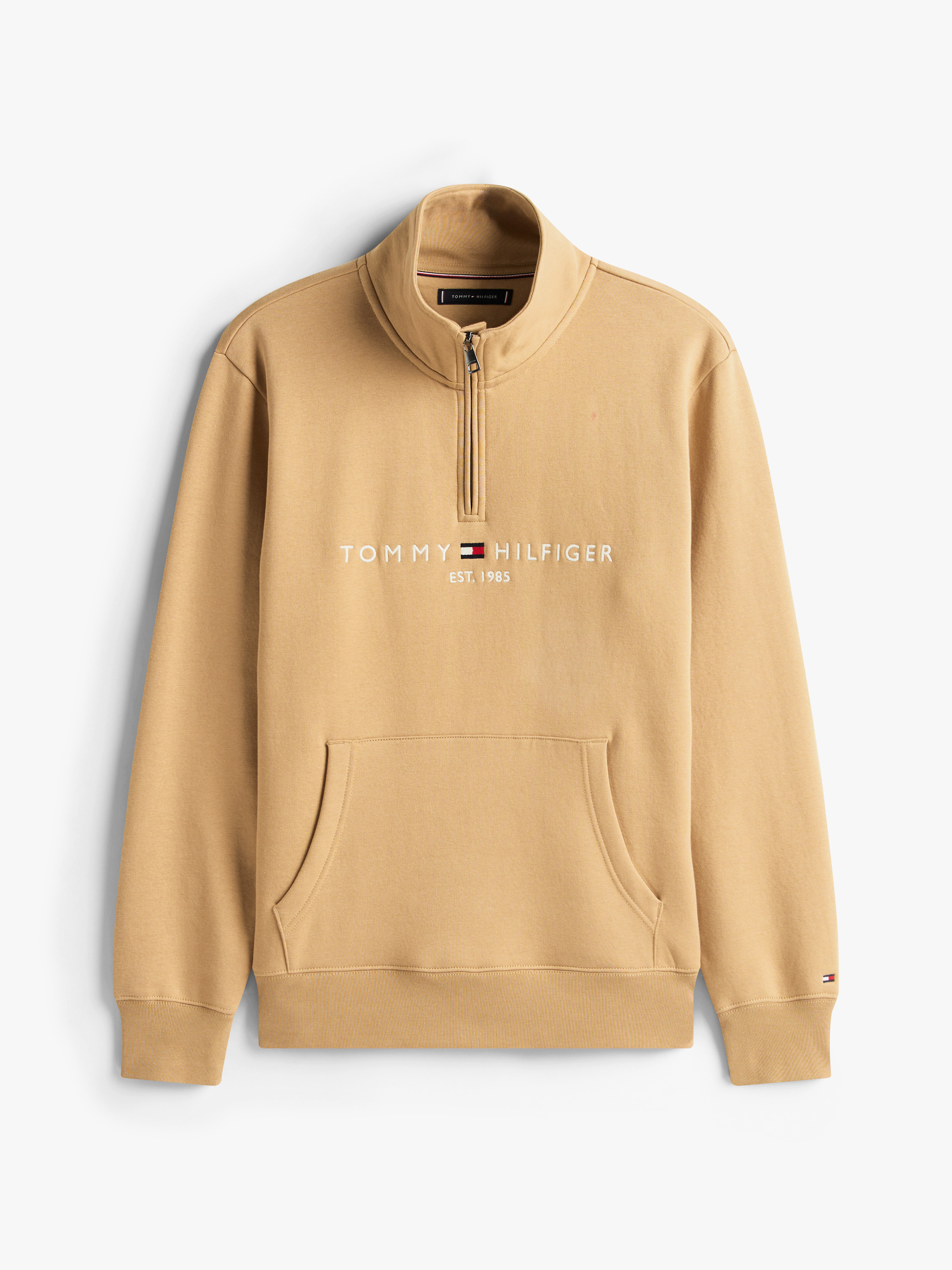 Logo Mock Turtleneck Half-Zip Sweatshirt | Sweatshirts & Hoodies
