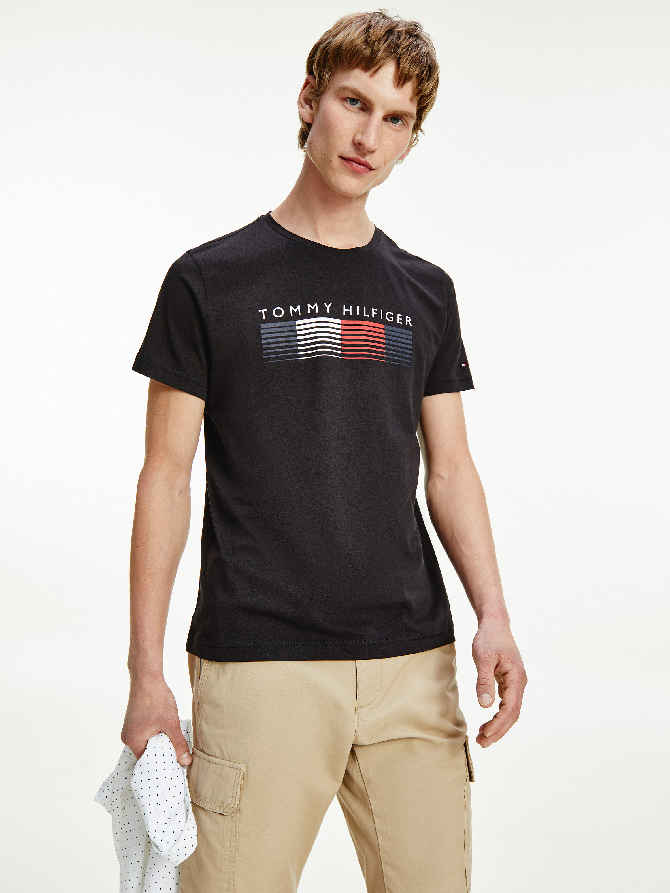 tommy hilfiger custom fit t shirt