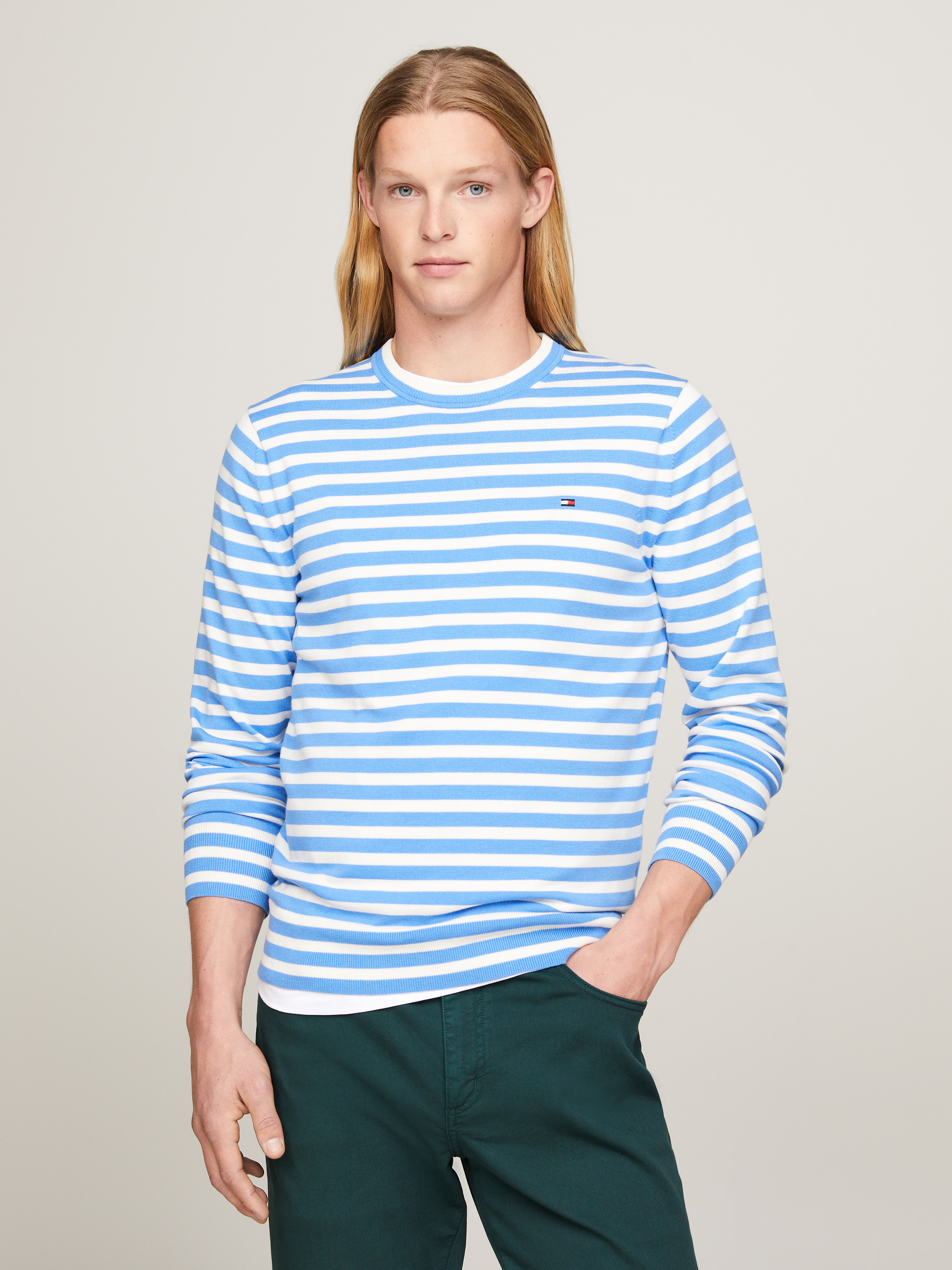 Tommy 1985 striped hoodie outlet
