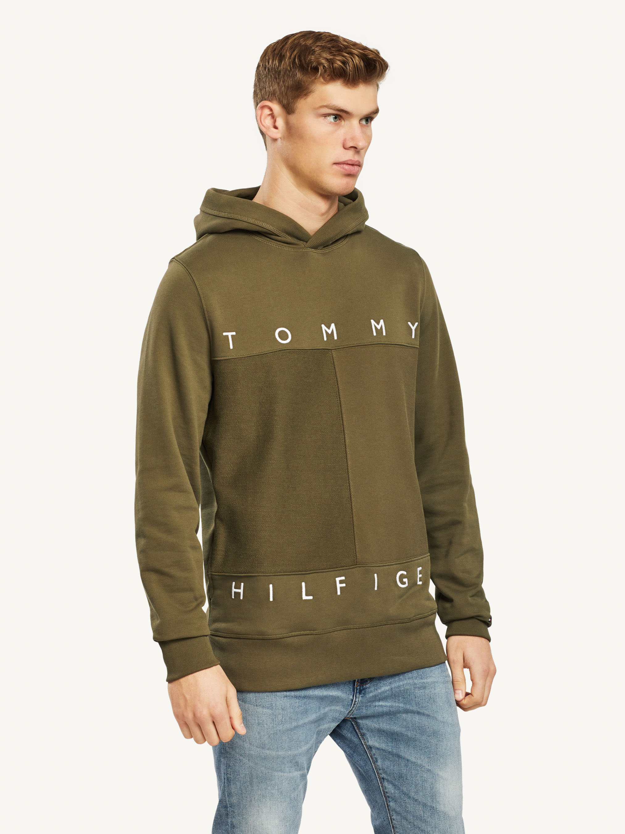 khaki green tommy hilfiger hoodie