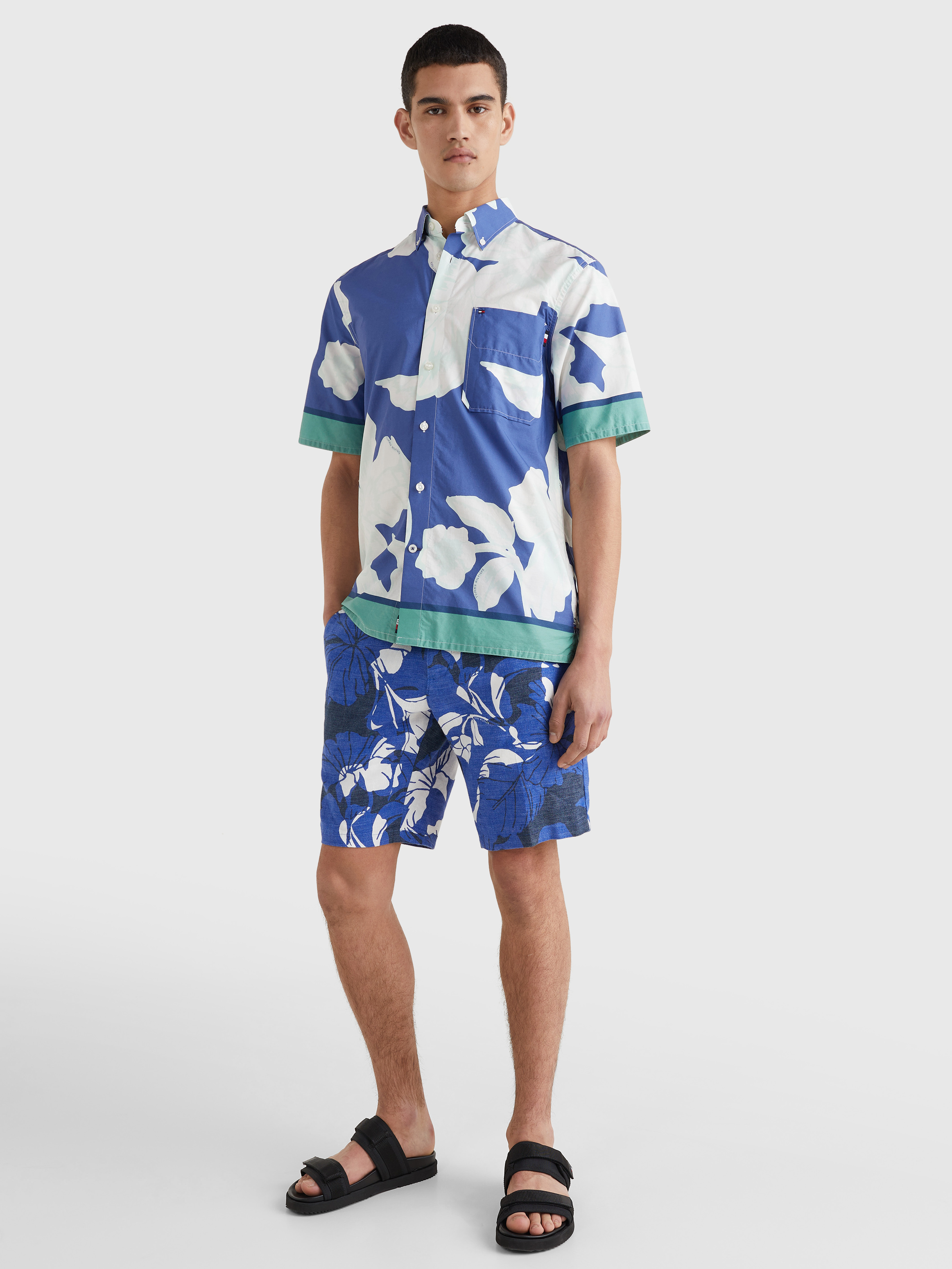 Tommy hilfiger deals floral shirt