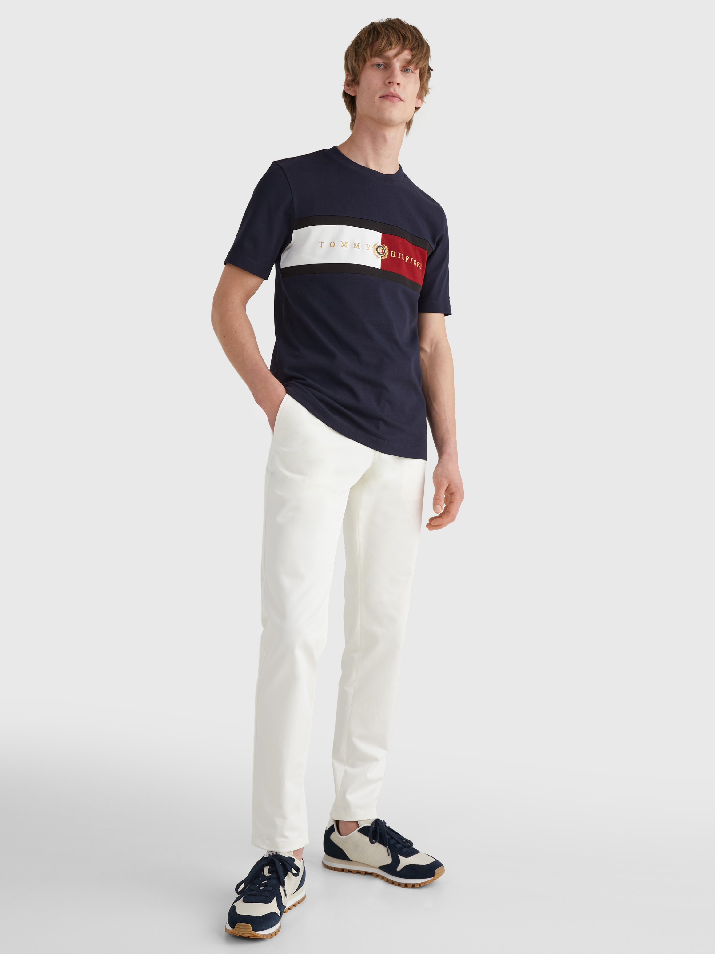 tommy hilfiger crest t shirt