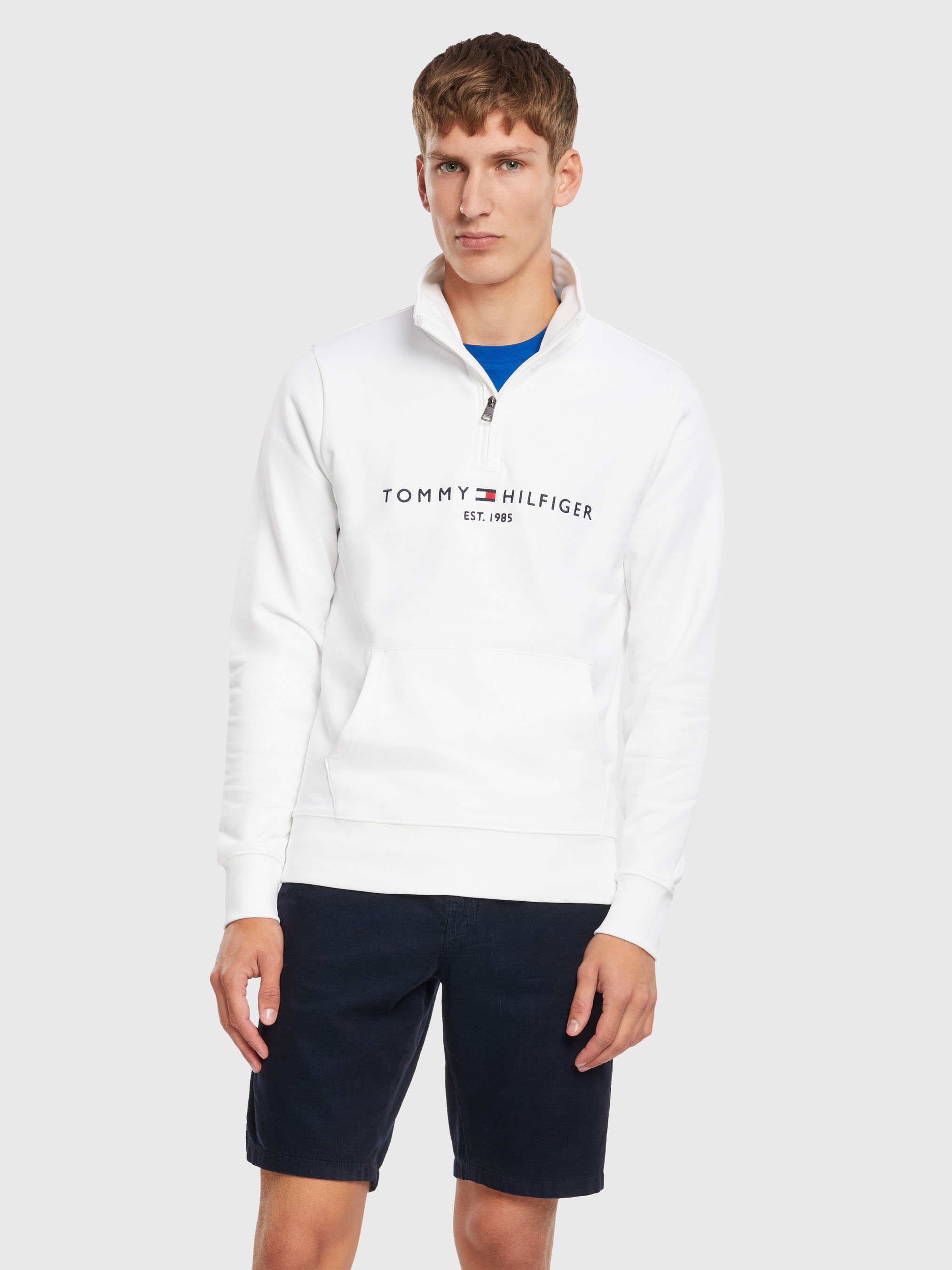 Tommy hilfiger jumper hot sale white