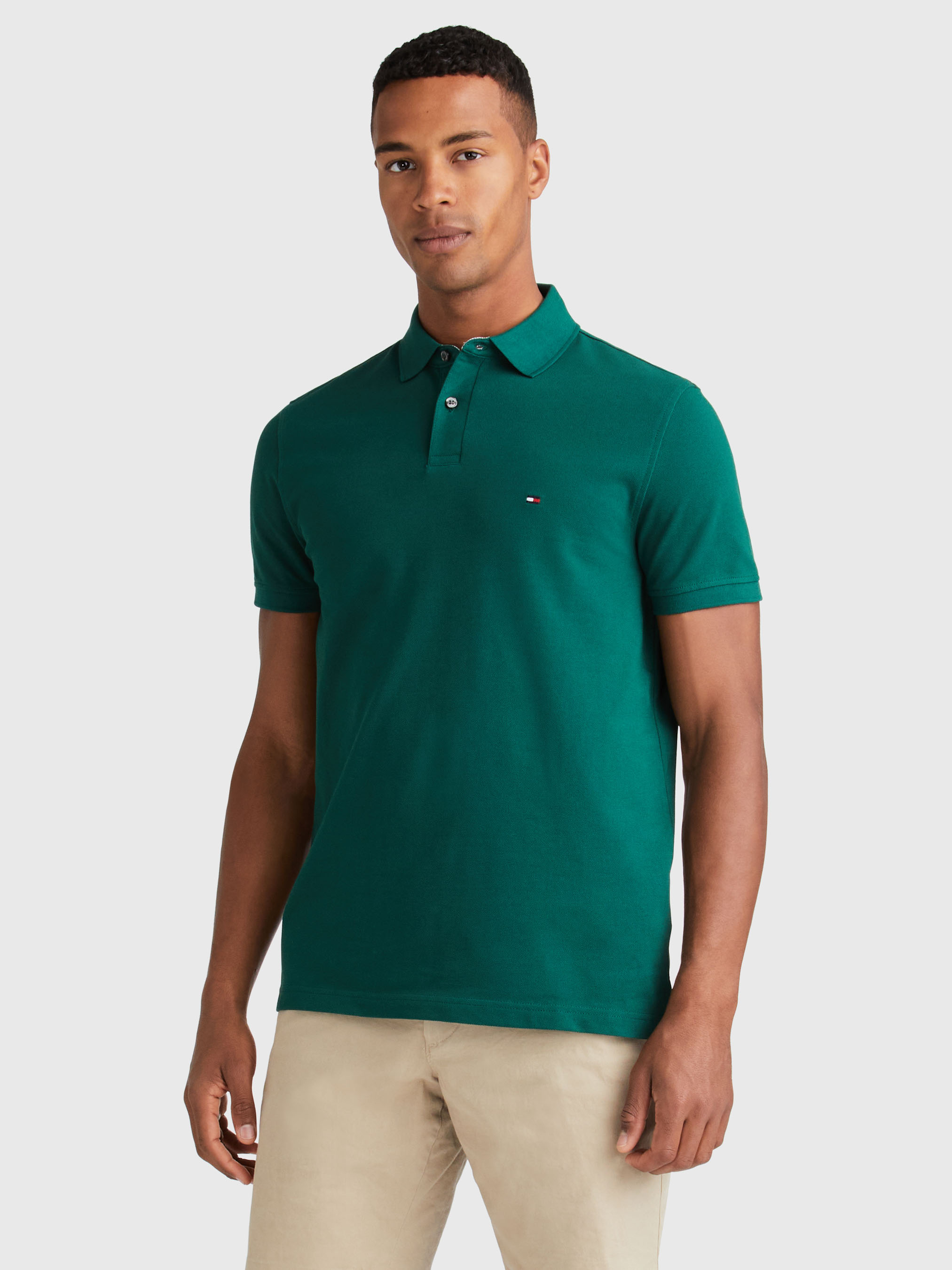 Tommy hilfiger dark hotsell green polo