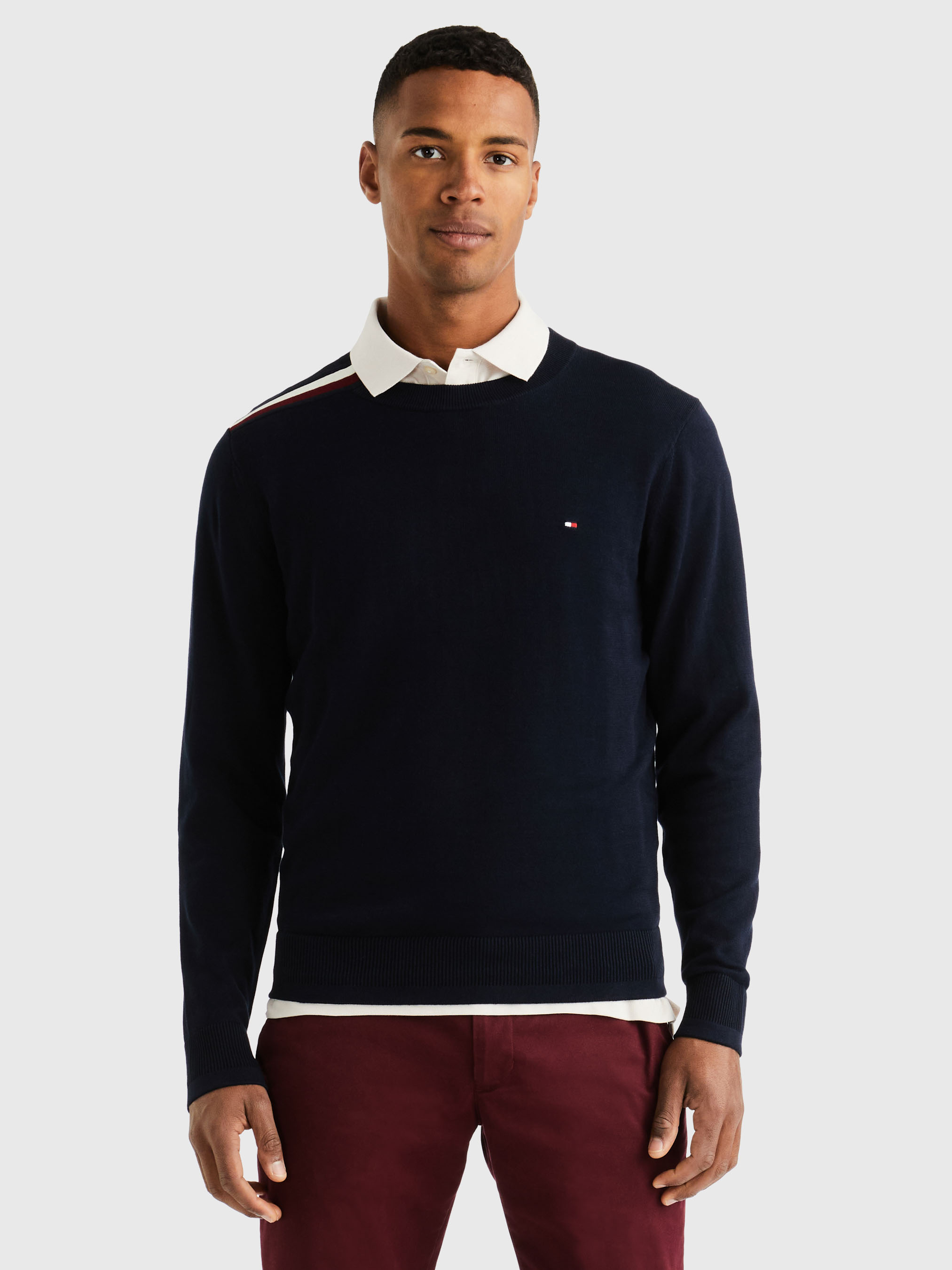 Tommy hilfiger hot sale tape jumper