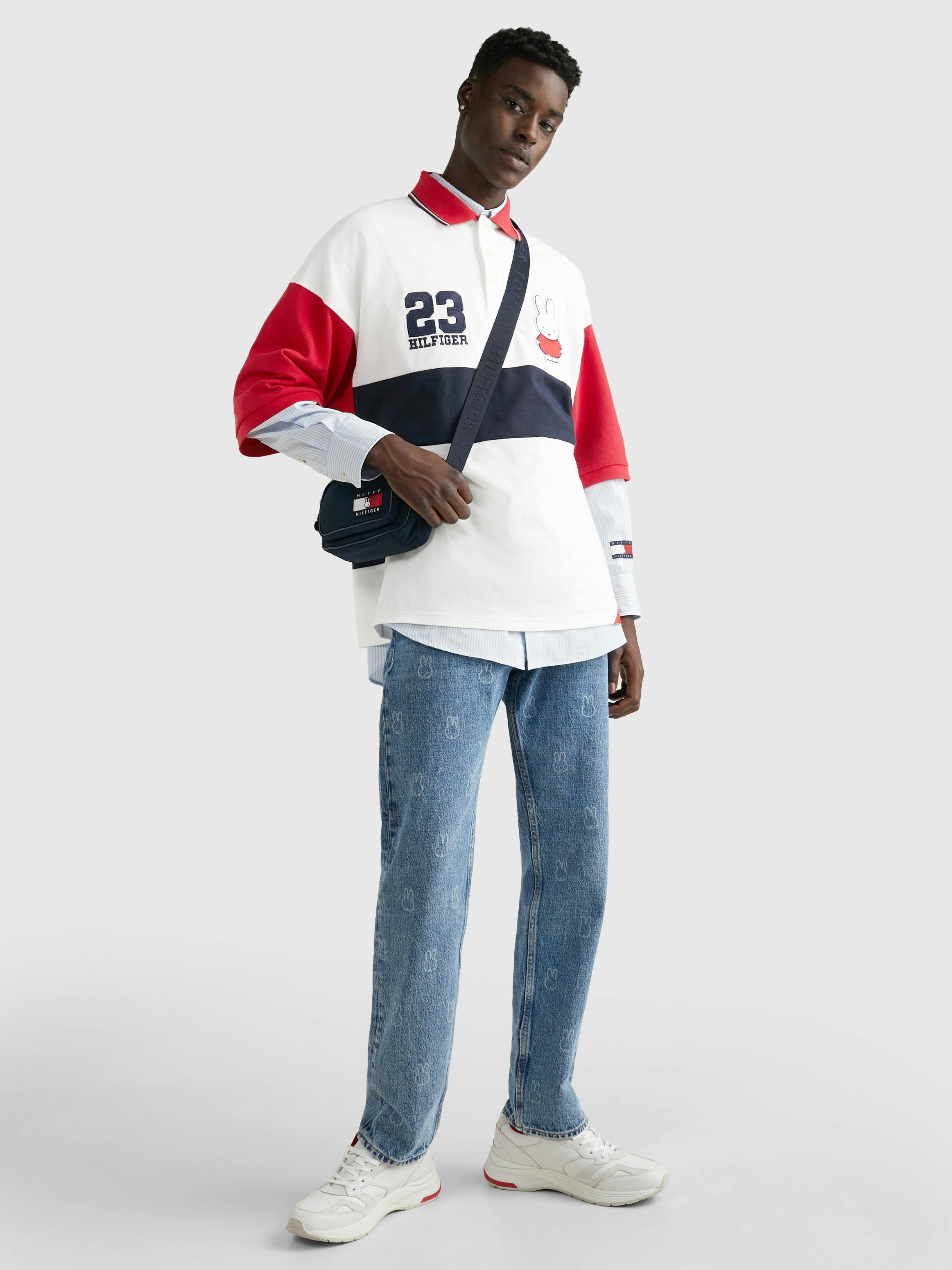 Tommy Hilfiger x Miffy Colour-Blocked Boxy Polo | Polo Shirts 