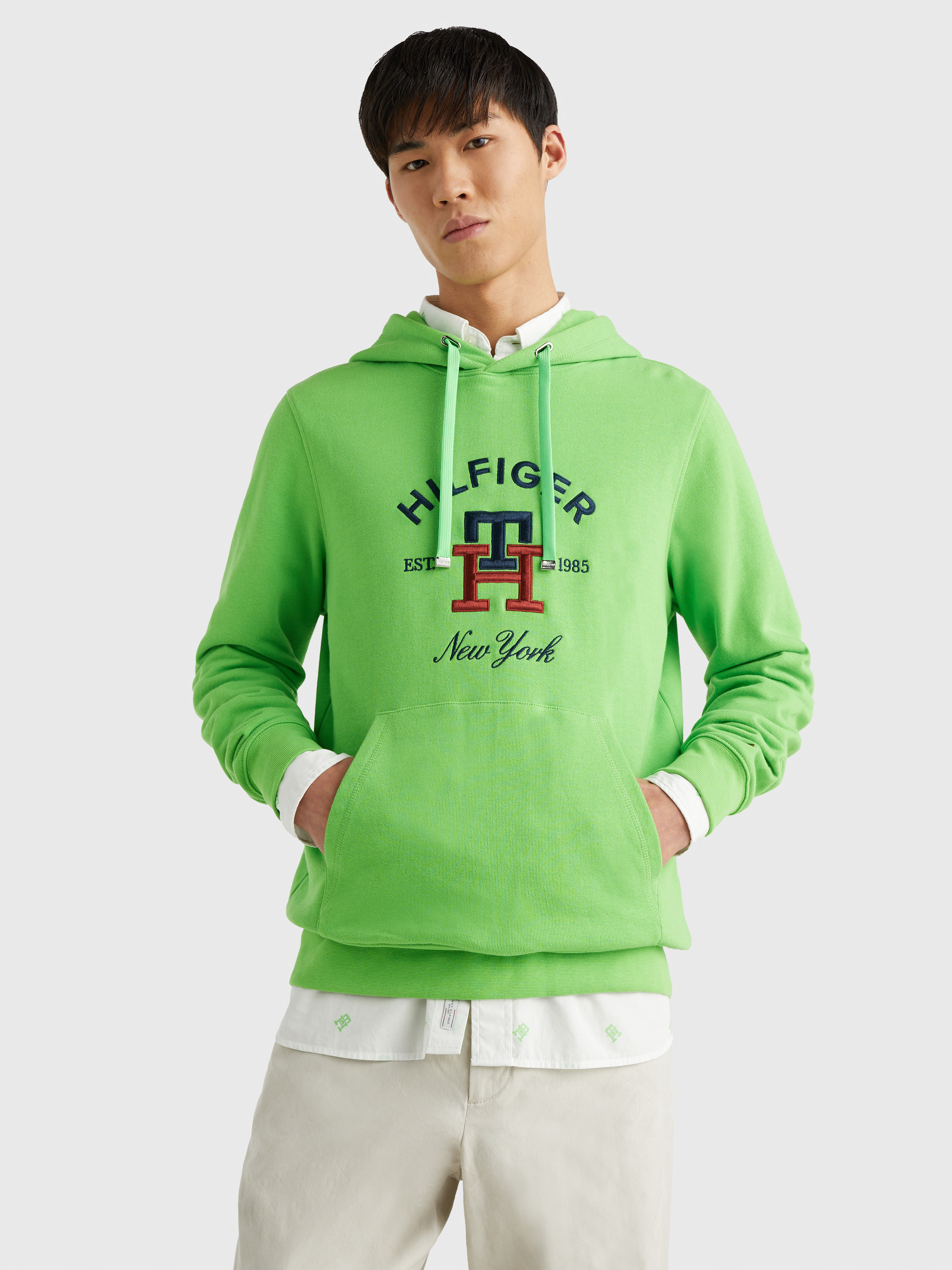 TH Monogram Embroidery Hoodie | Sweatshirts & Hoodies | Tommy Hilfiger