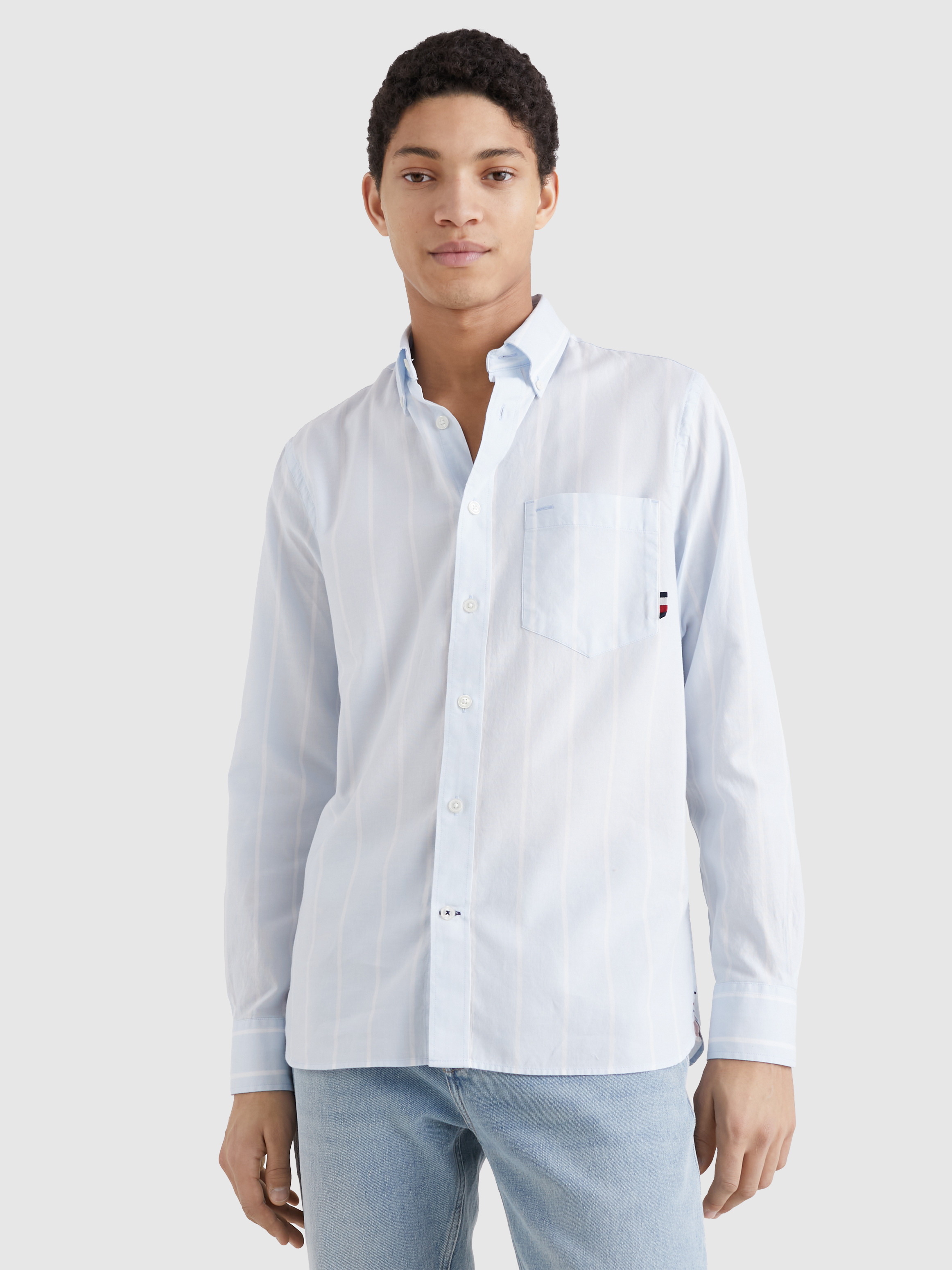 Stripe Regular fit Oxford Shirt Shirts Tommy Hilfiger