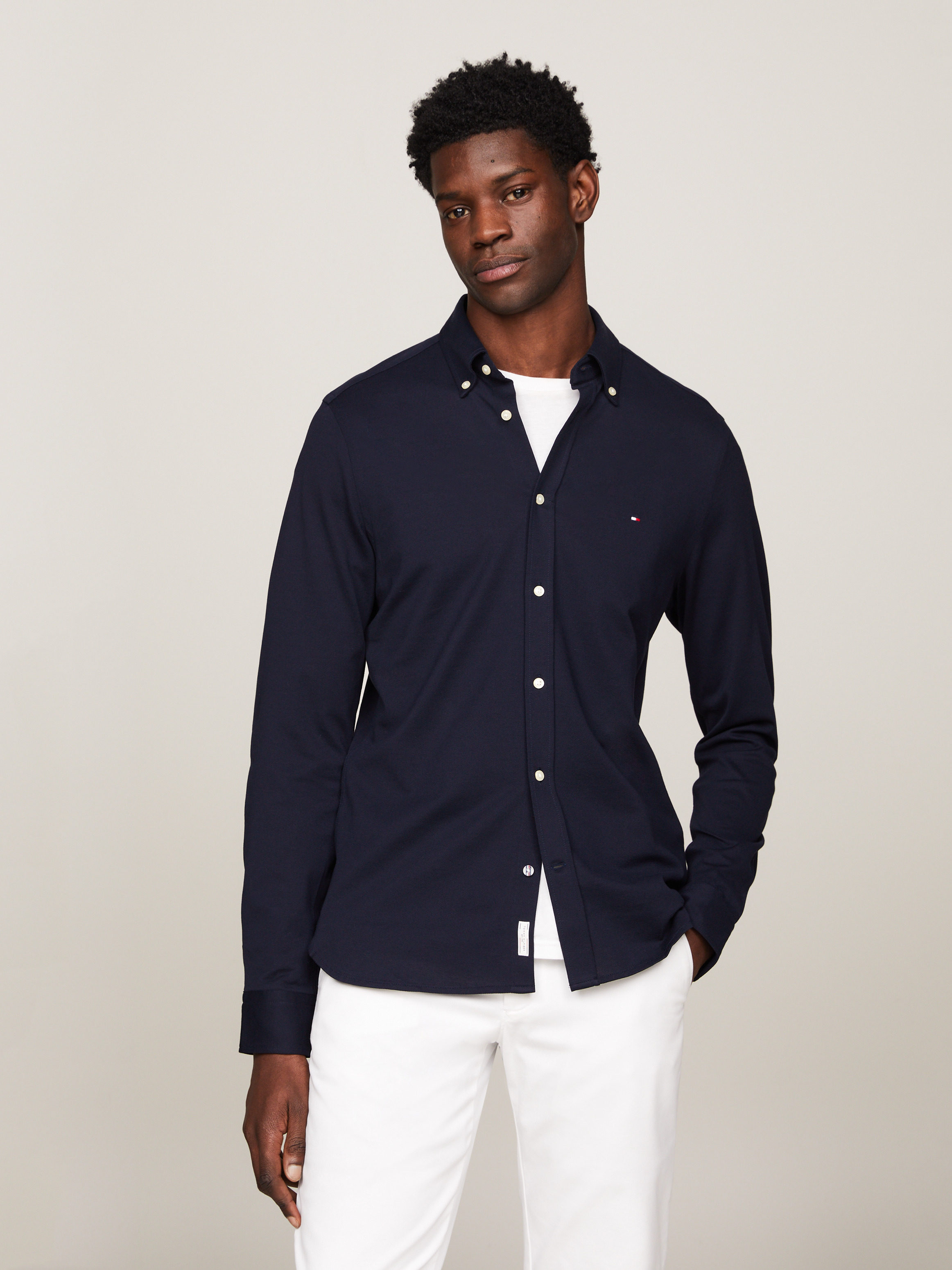 1985 Collection Slim Fit Pique Shirt | Shirts | Tommy Hilfiger