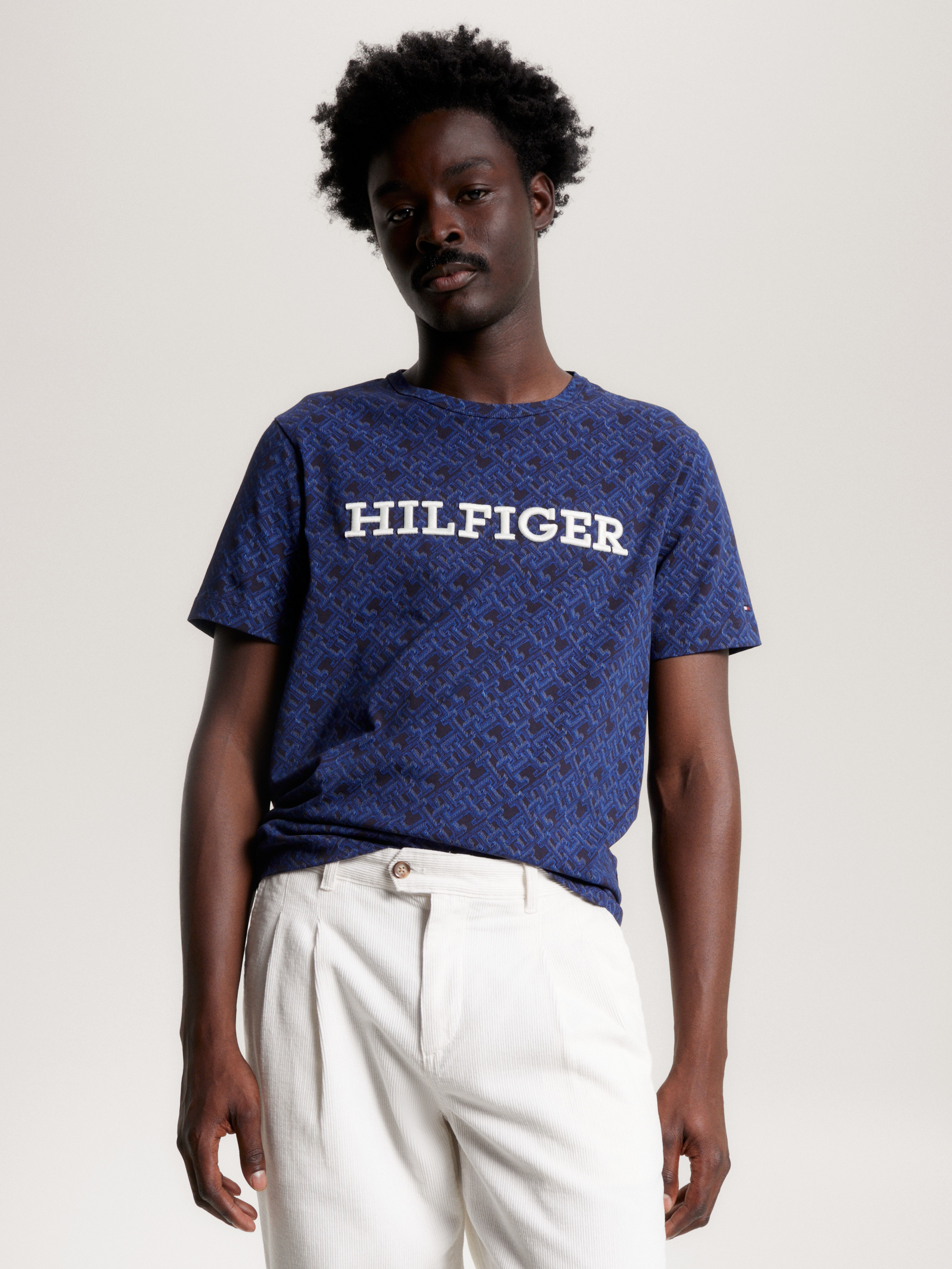 TH Monogram All-Over Print T-Shirt | T-Shirts | Tommy Hilfiger