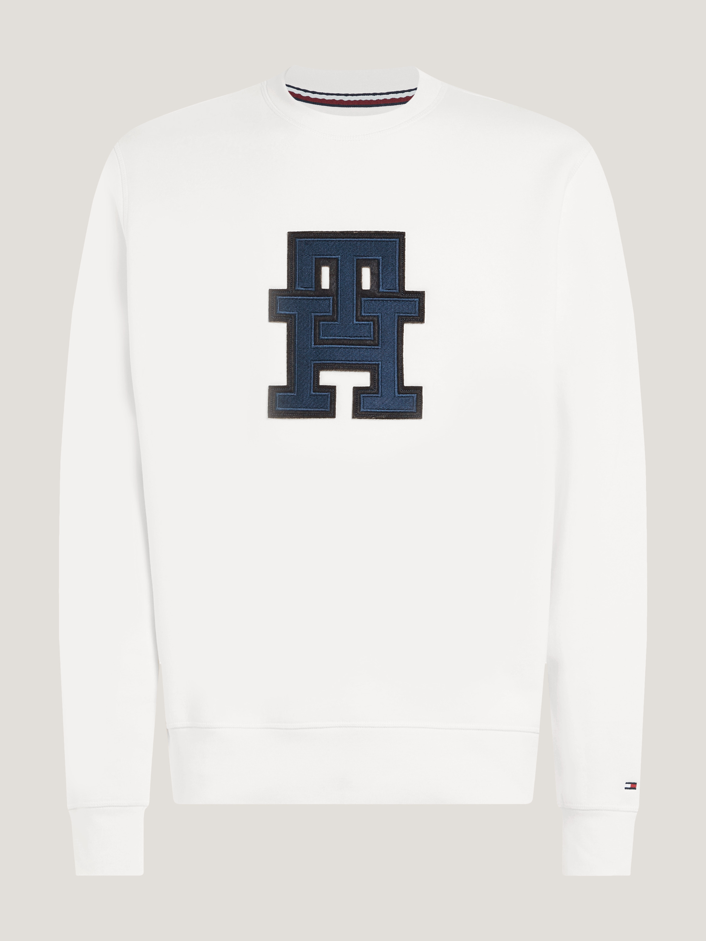 TH Monogram Applique Sweatshirt Sweatshirts Hoodies Tommy Hilfiger