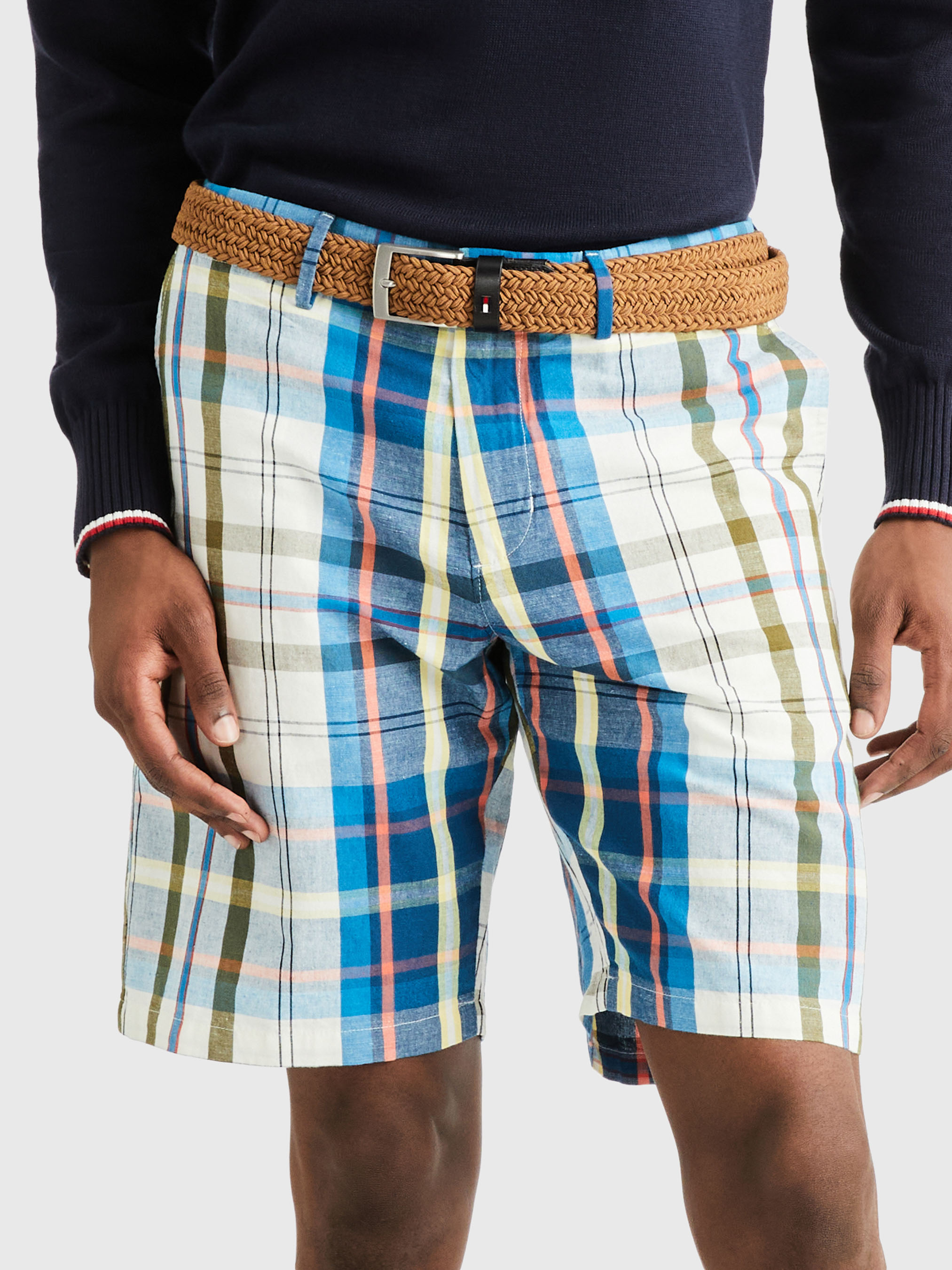 Tommy hilfiger deals plaid shorts