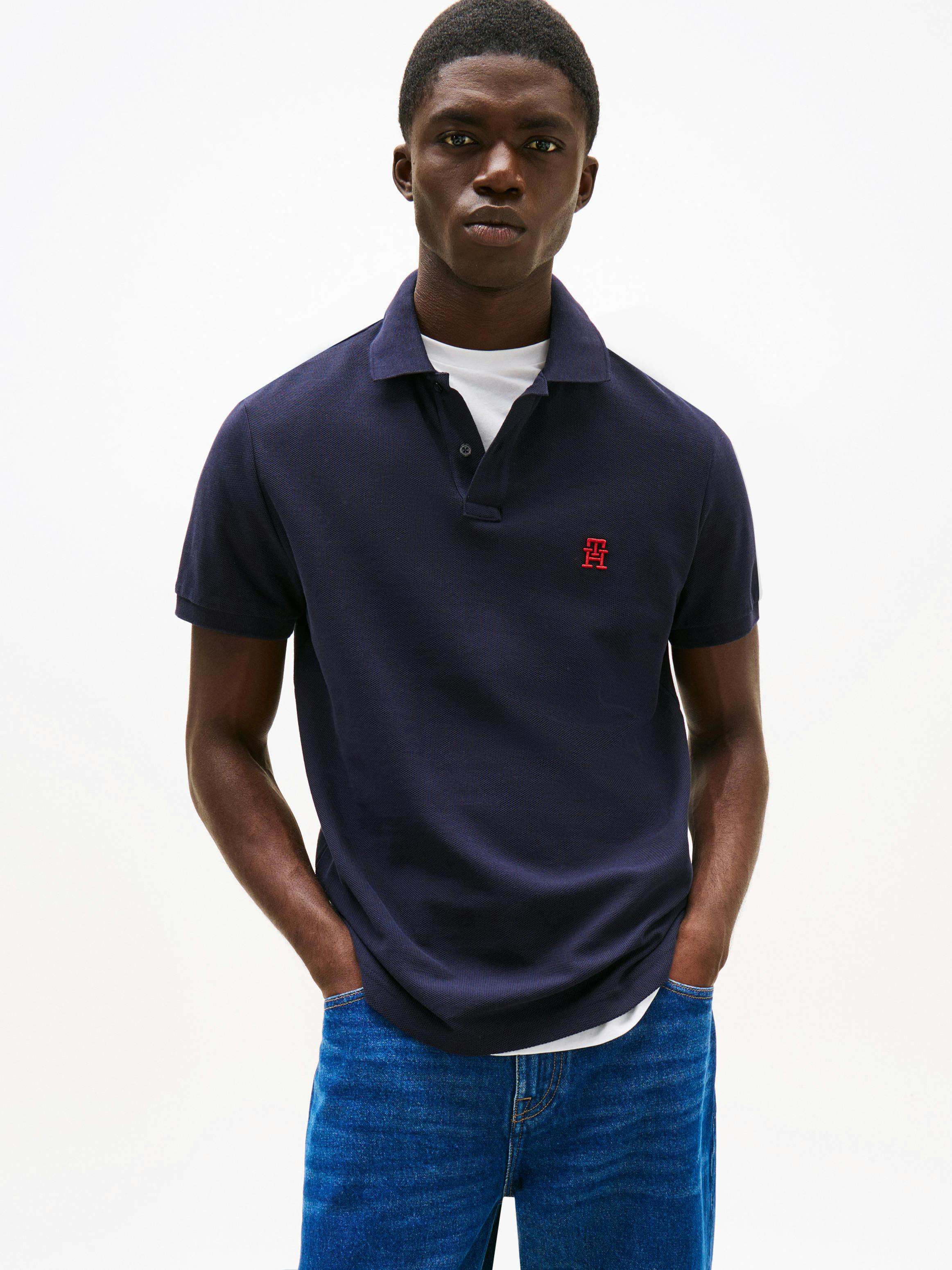 New Monogram Regular Polo Polo Shirts Tommy Hilfiger