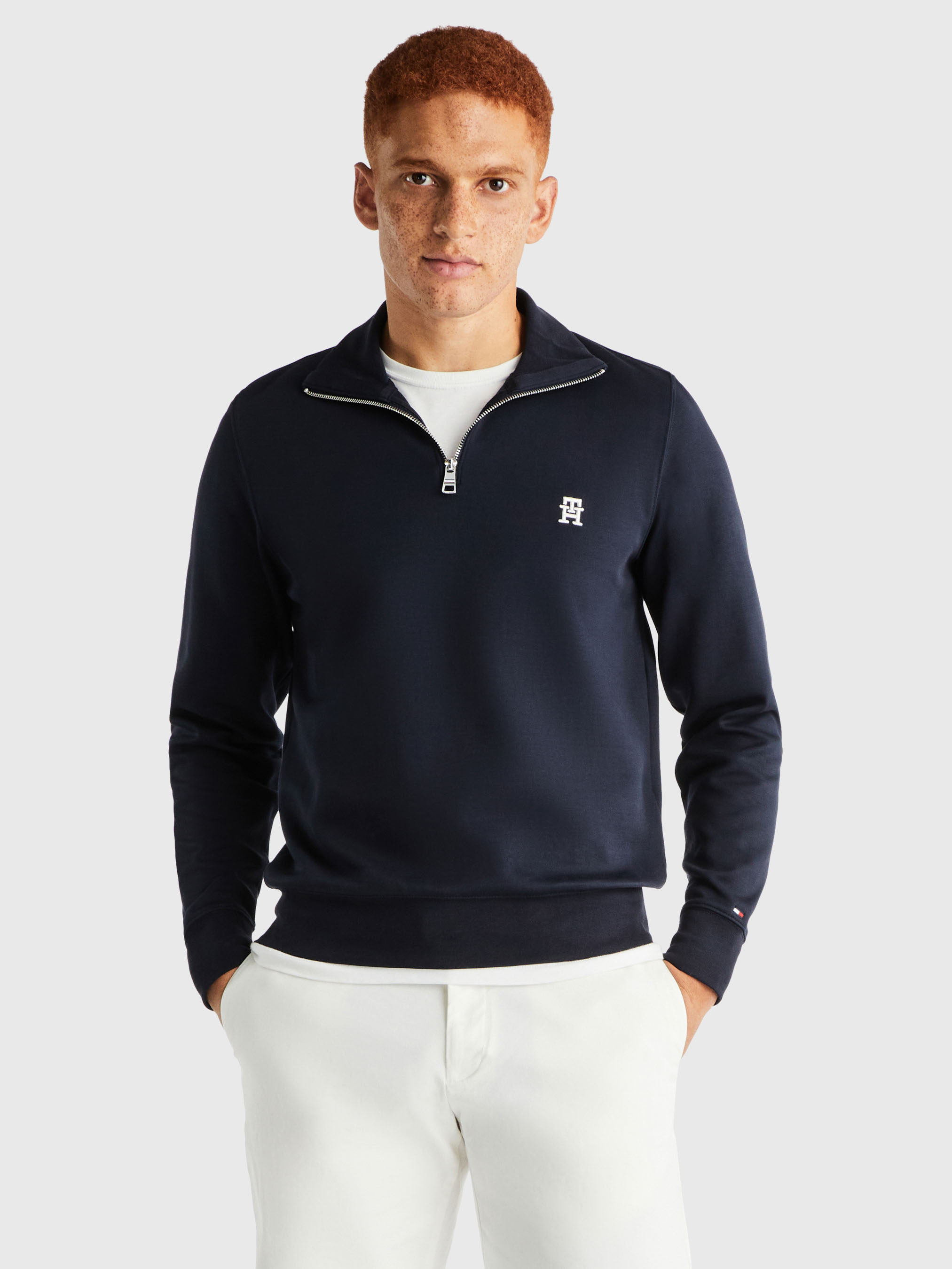 Tommy hilfiger clearance collared sweater