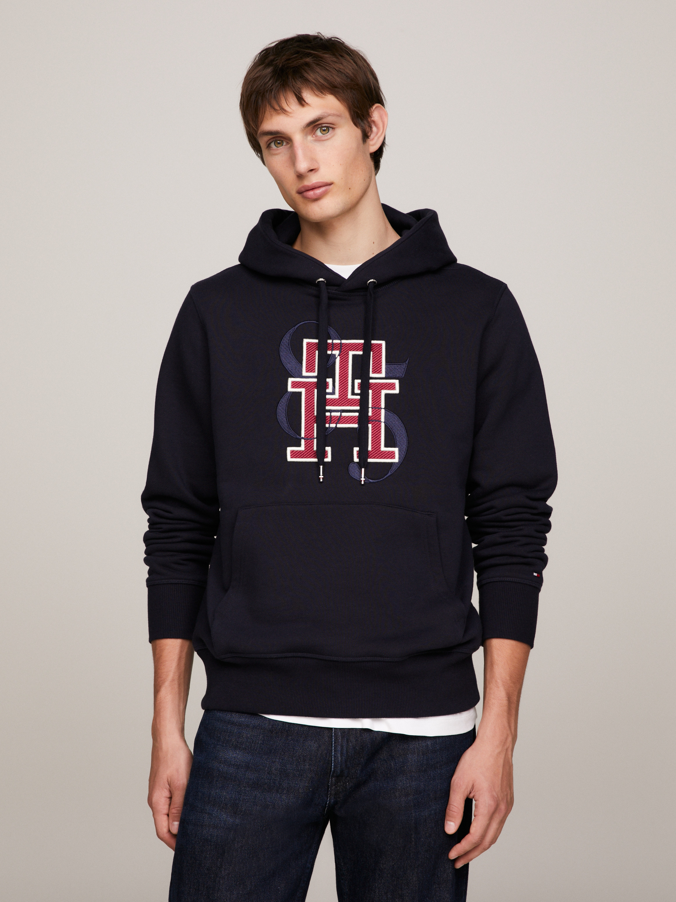 Monogram 85 Hoodie Sweatshirts Hoodies Tommy Hilfiger