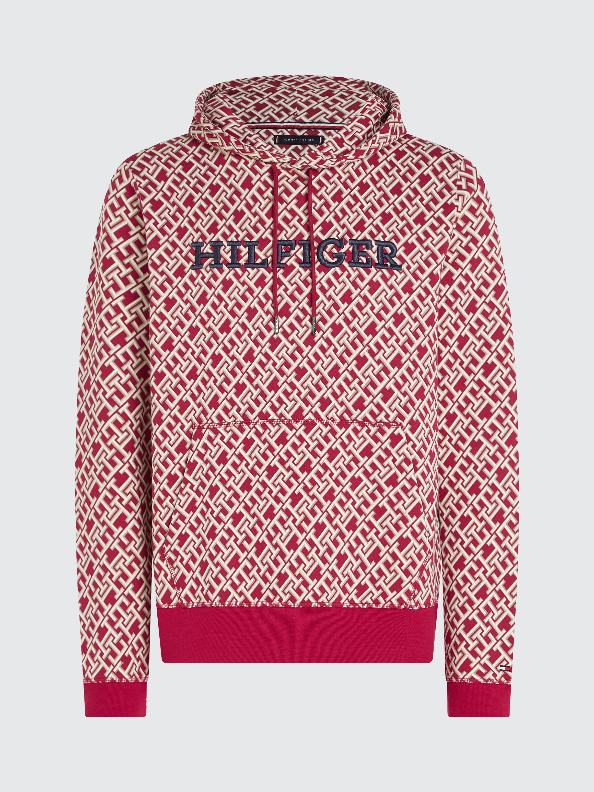 Tommy hilfiger all over print hoodie sale