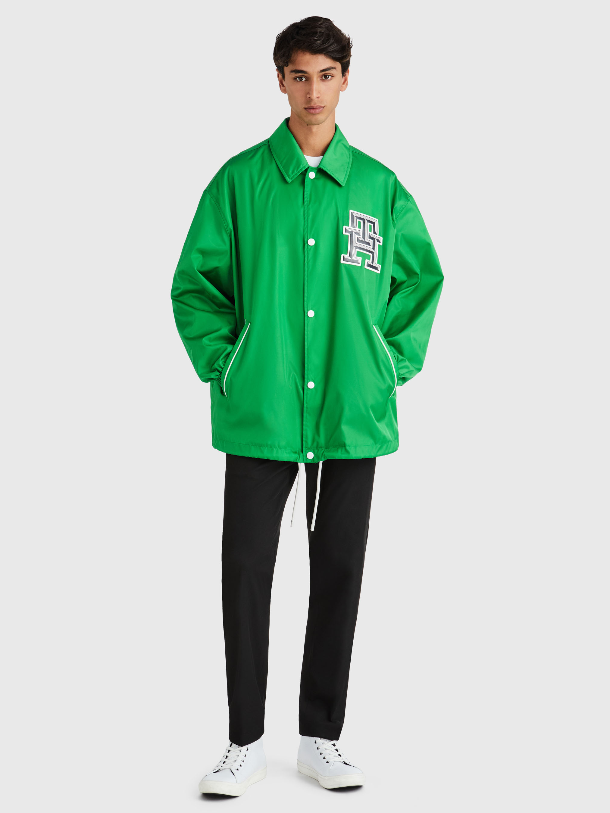 『TEN NYLON COACH GREEN XL 』 Nylon Coach's Jacket/Lined Xl Dark Green - Walmart.ca
