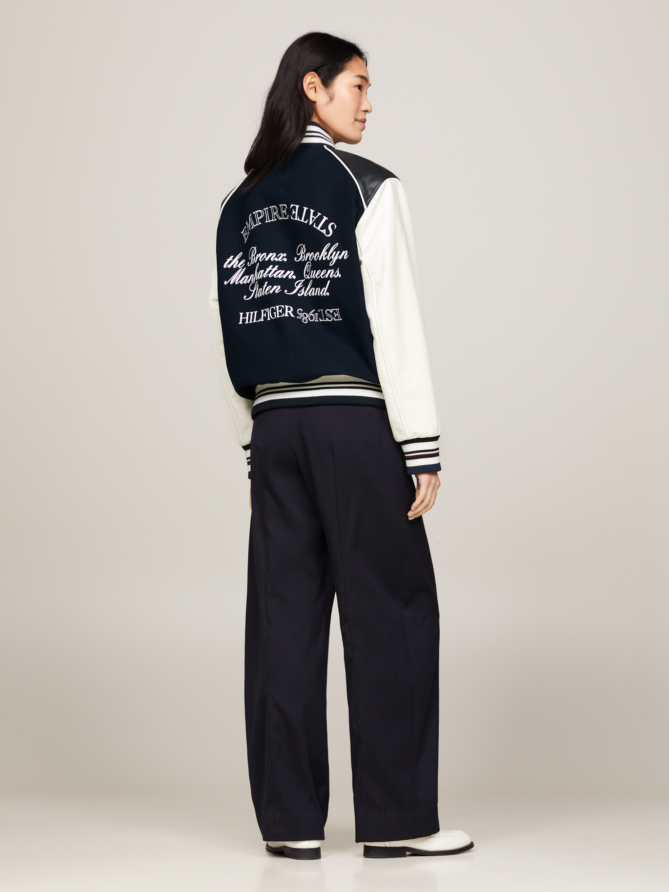 Dual Gender Relaxed Varsity Jacket | Coats & Jackets | Tommy