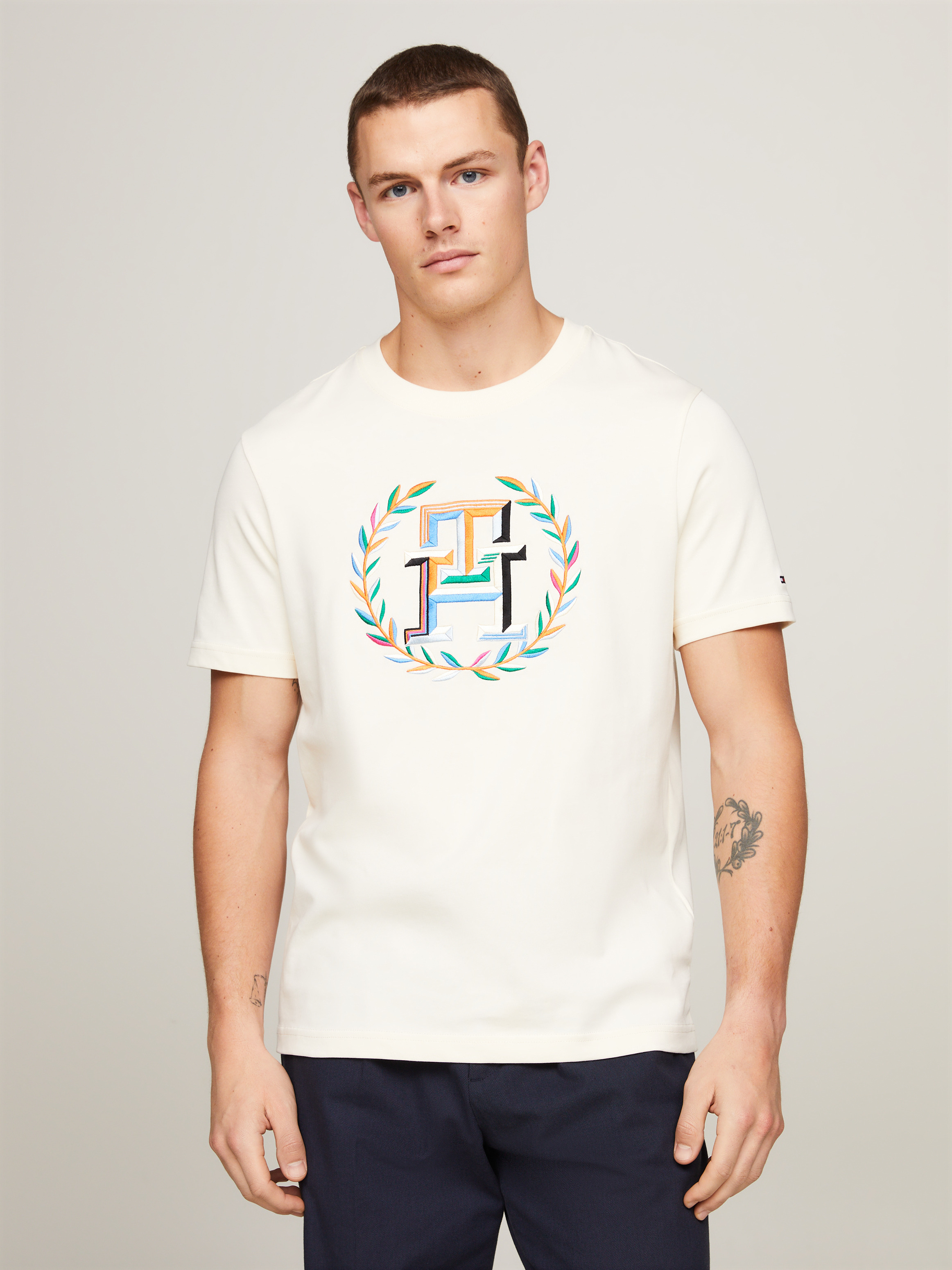 Archive Crest Logo T Shirt T Shirts Tommy Hilfiger