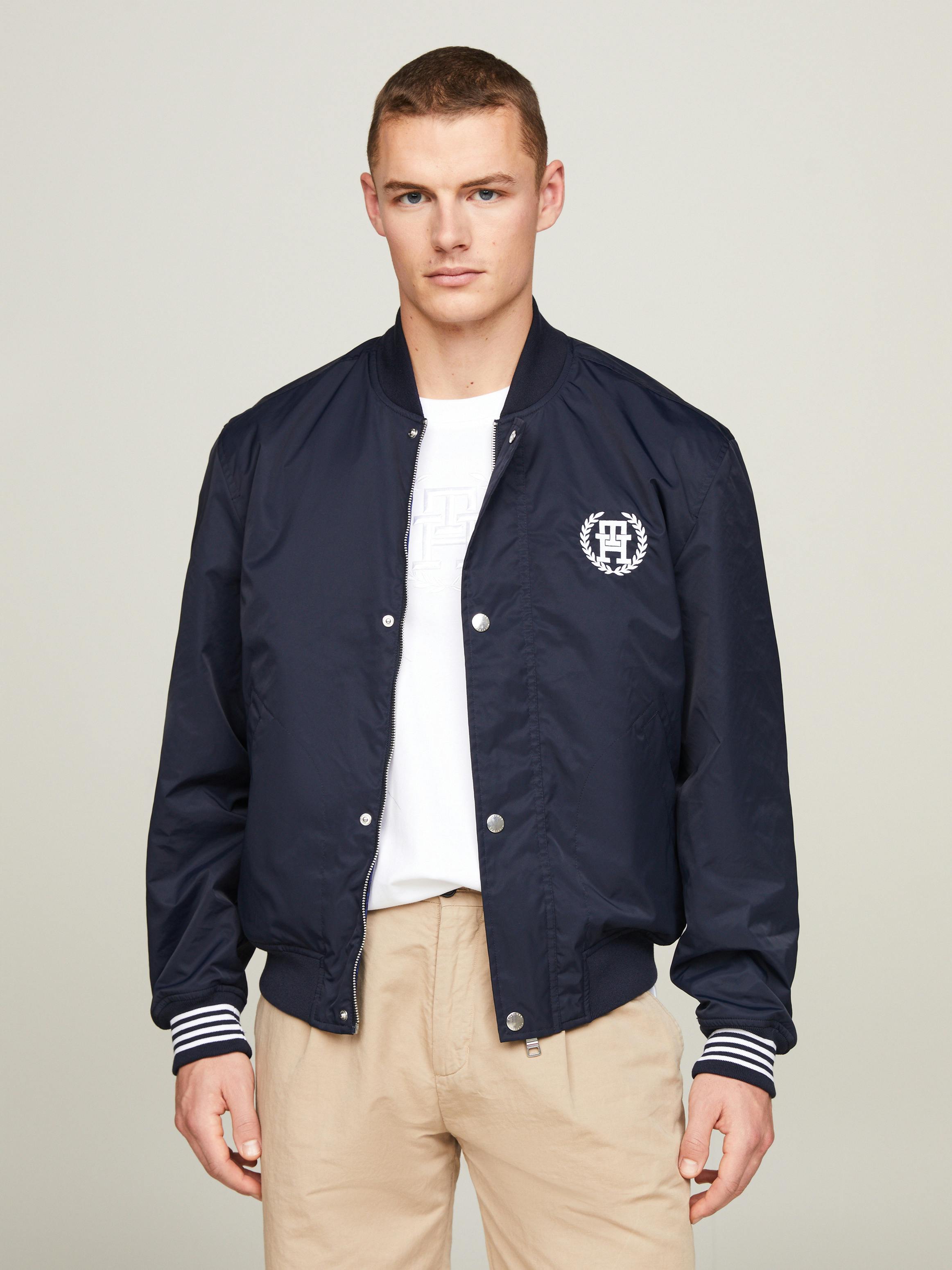 Varsity Jacket Tommy Hilfiger Nylon Bomber Jacket Water Repellent