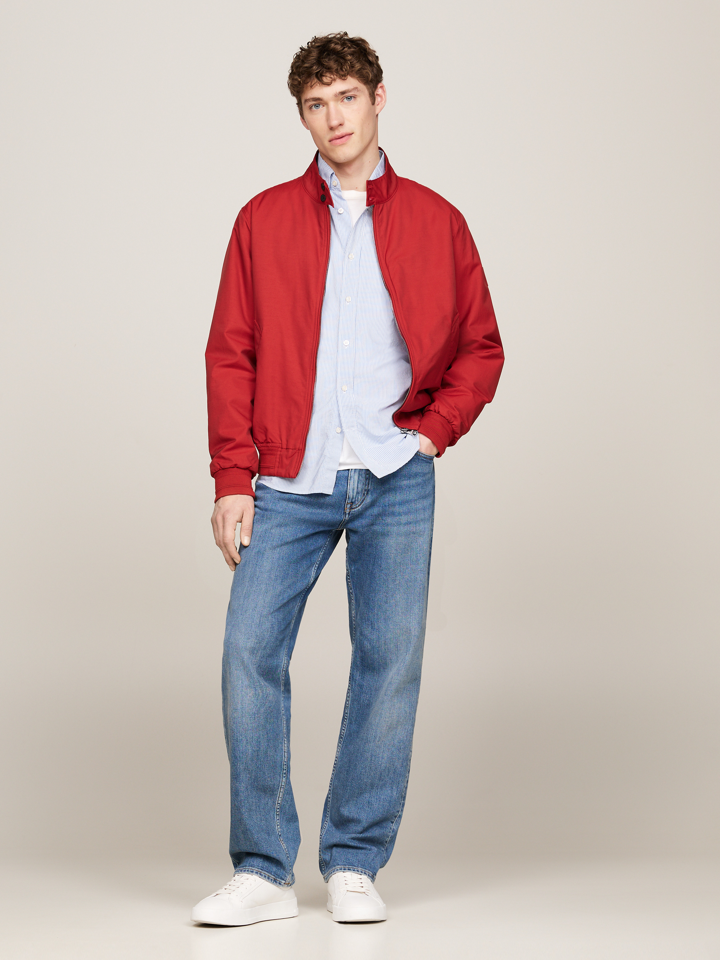 Varsity Harrington Bomber Jacket | Mens Outerwear | Shop