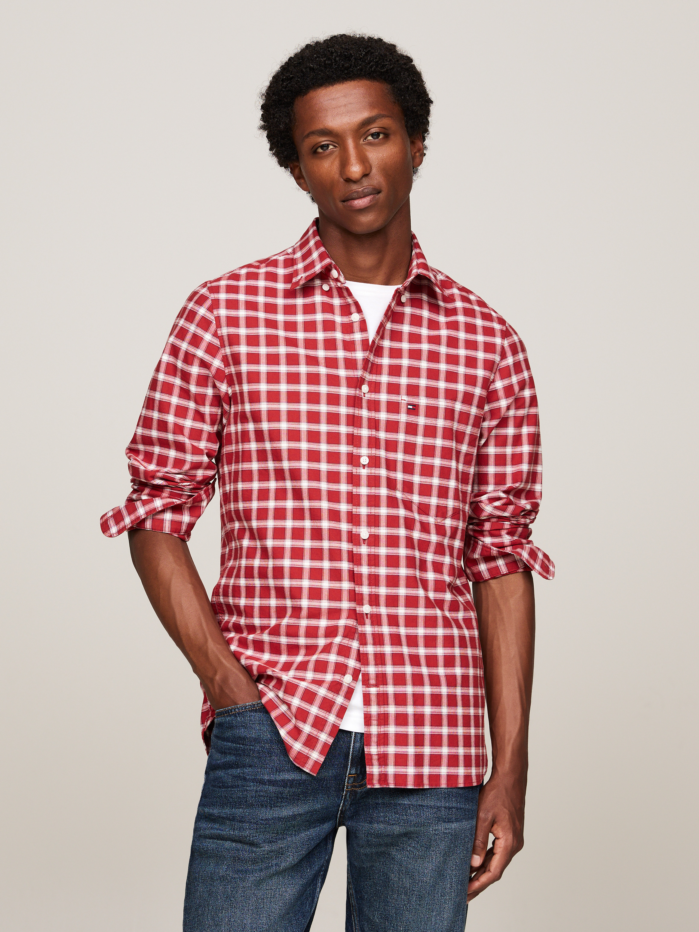 Small Oxford Check Shirt Shirts Tommy Hilfiger