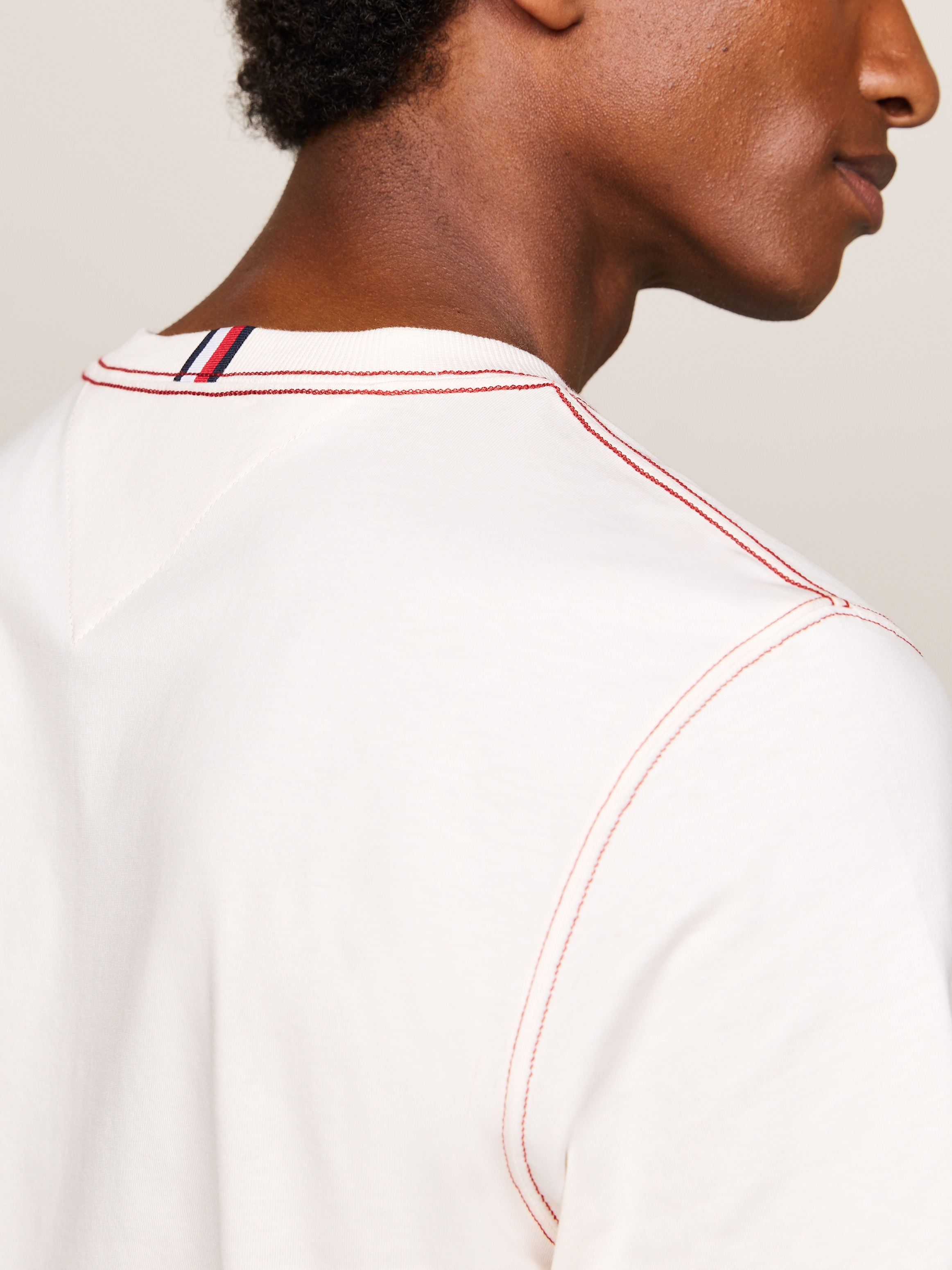 Hilfiger Monotype Logo Embroidery T-Shirt | T-Shirts | Tommy