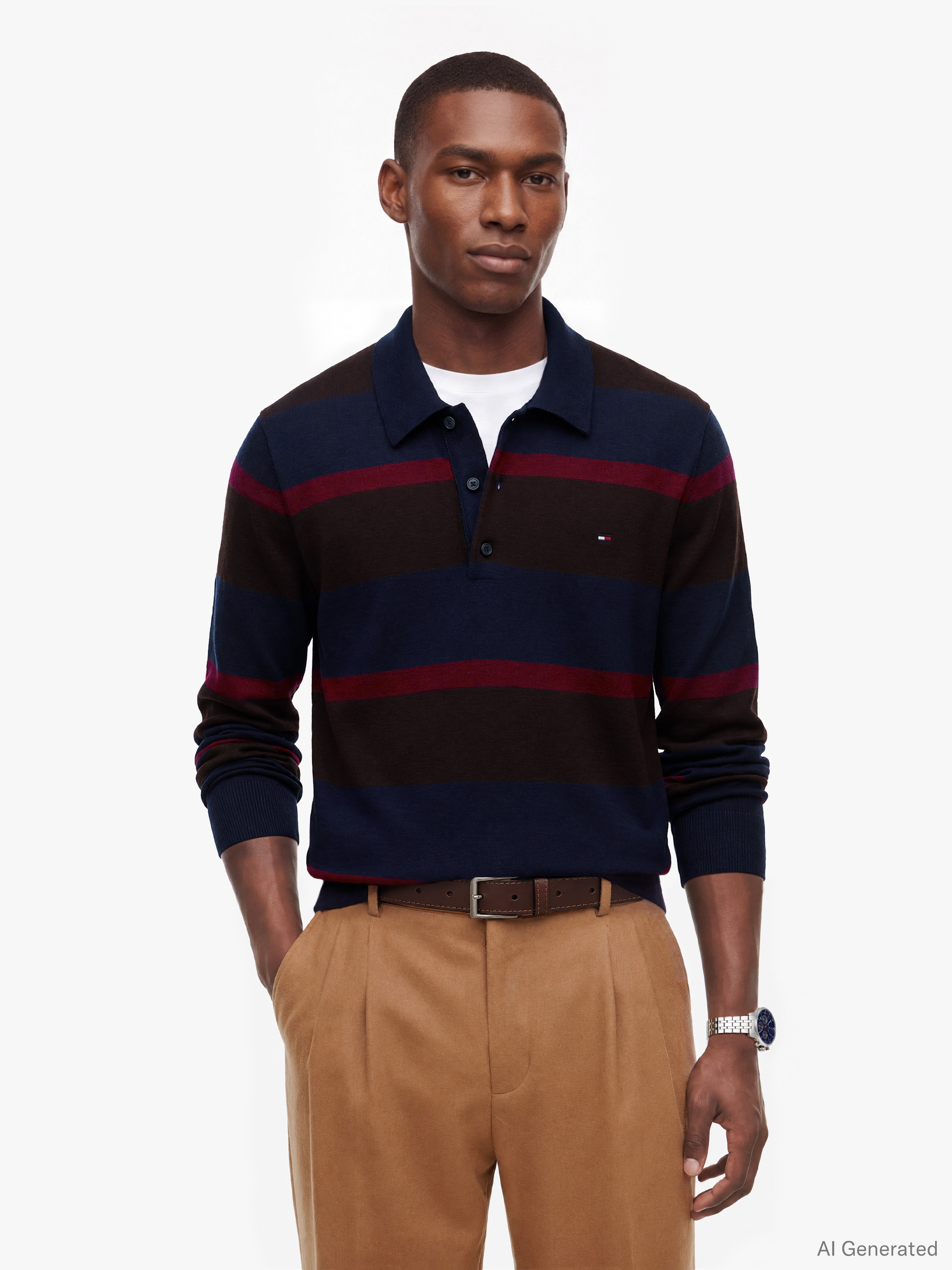 NAVY BLUE/CHOCOLATE/BURGUNDY